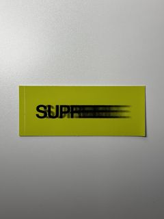 Supreme motion outlet sticker