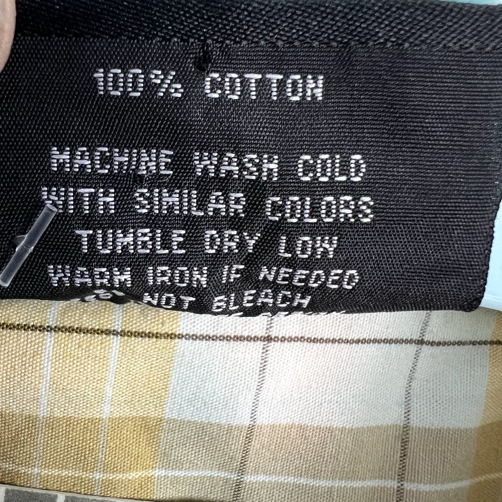 Southpole VTG South Pole Plaid Button-Up Shirt Mens L Yellow Y2K Hip Hop Retro Style Button-Up Shirt Size US L / EU 52-54 / 3 - 5 Thumbnail