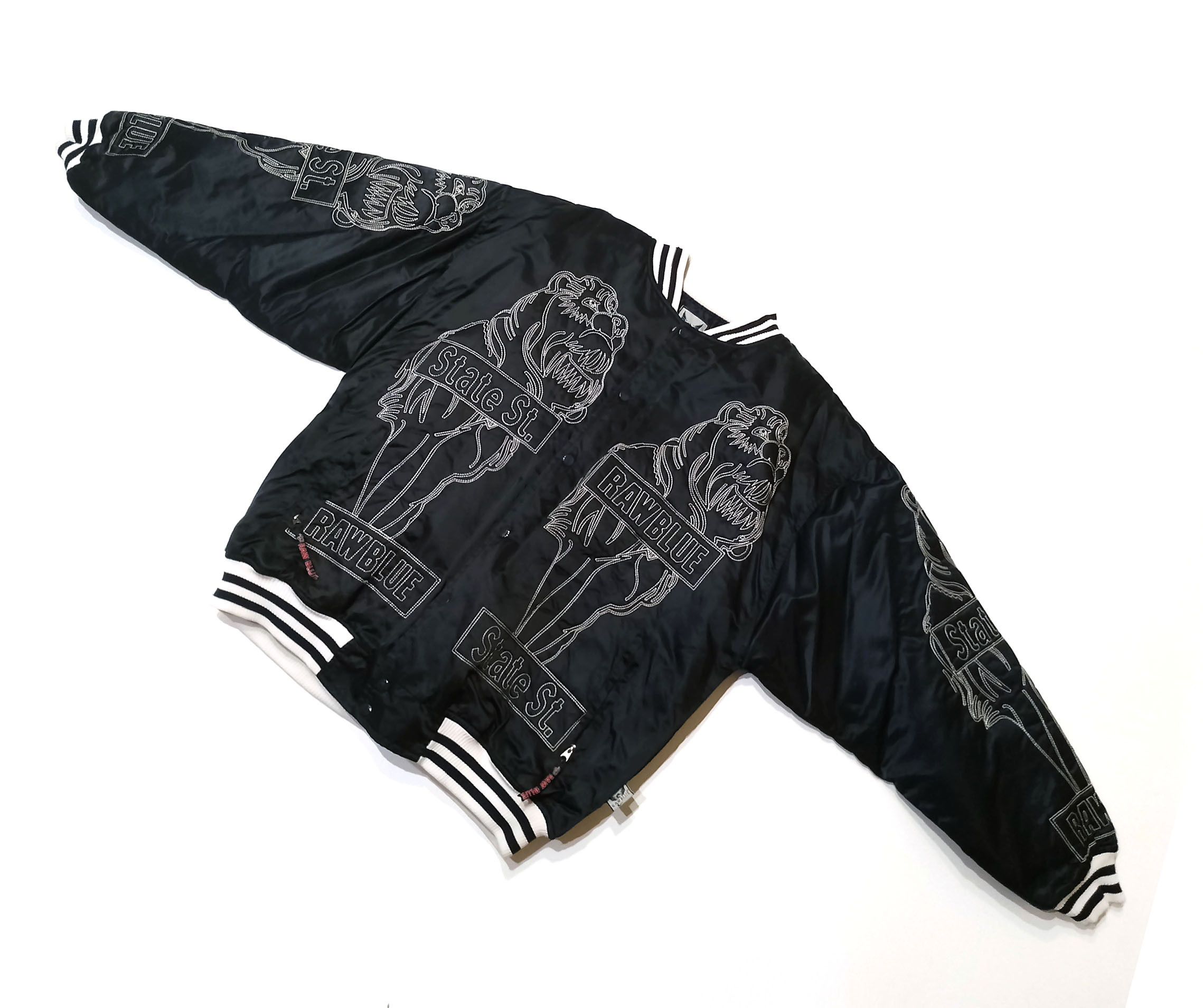 Other Raw Blue Vintage Embroidered Bomber Jacket XL Size US XL / EU 56 / 4 - 1 Thumbnail