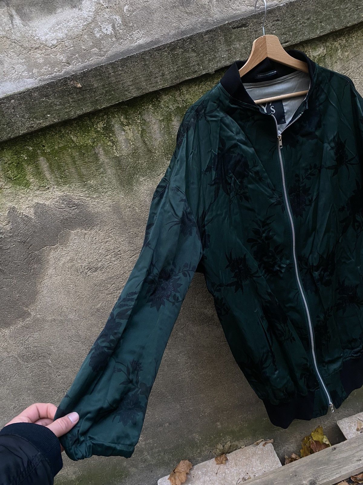 Y's × Yohji Yamamoto Y’s by Yohji Yamamoto Flowered Overprinted Jacket Size L / US 10 / IT 46 - 5 Thumbnail