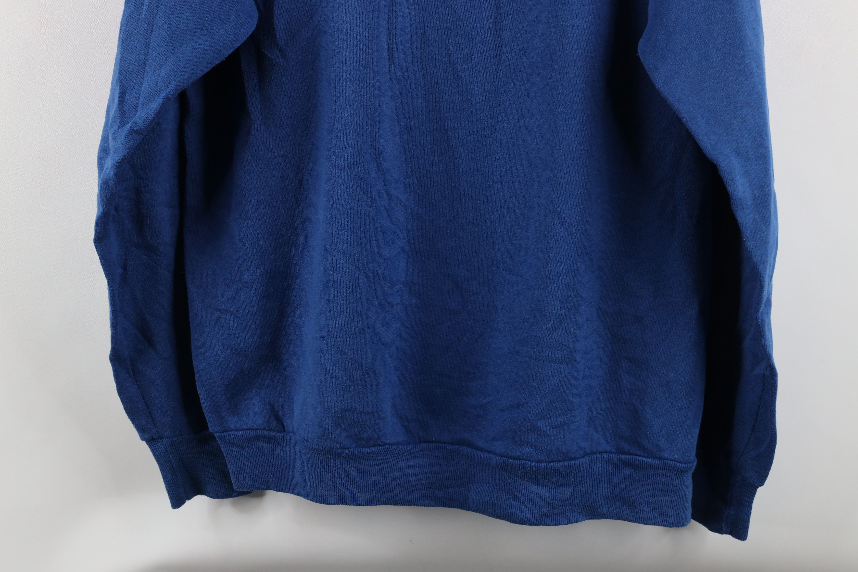 Vintage Vintage 90s Streetwear Dog Puppy Nature Sweatshirt Blue USA Size XL / US 12-14 / IT 48-50 - 10 Thumbnail