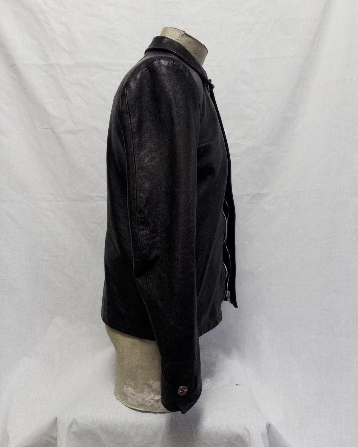 Handmade Semi gloss foiled lamb leather jacket+ sterling silver Size US S / EU 44-46 / 1 - 2 Thumbnail