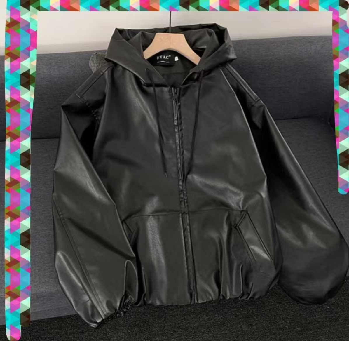 Vintage Streetwear Relaxed Fit Leather Jacket Size US M / EU 48-50 / 2 - 1 Thumbnail