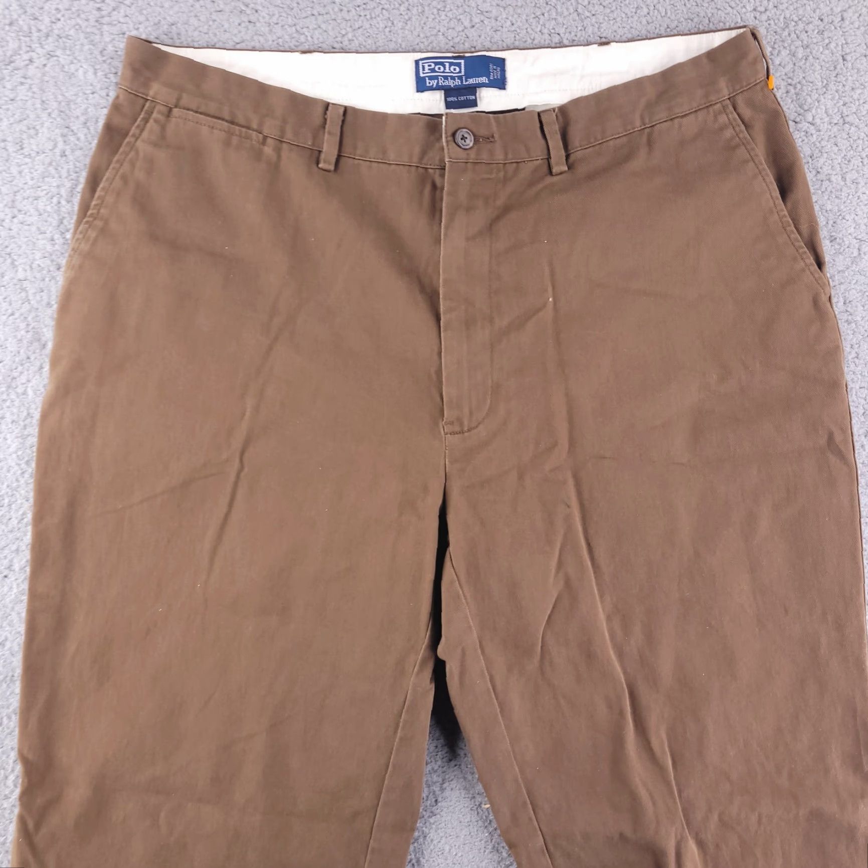 Polo Ralph Lauren Polo Ralph Lauren Pants Mens 36x31 Relaxed Straight Fit Chino Brown 36 Inseam 31in Mens Size US M / EU 48-50 / 2 - 3 Thumbnail