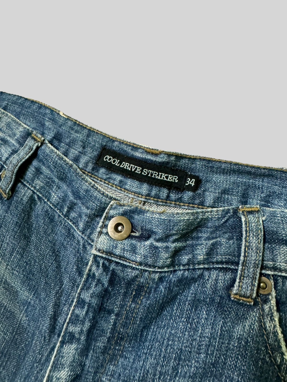 If Six Was Nine VINTAGE COOL DRIVE STRIKER EMBROIDERY LOGO DENIM Size US 32 / EU 48 - 8 Thumbnail