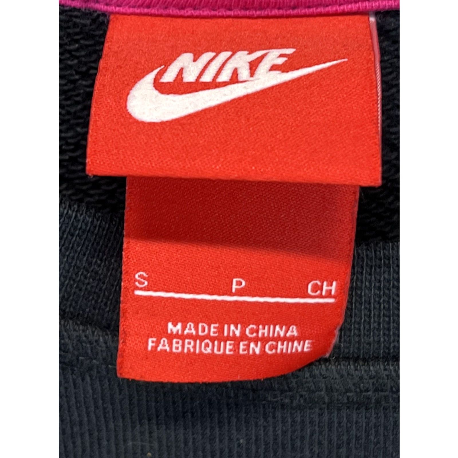 Nike VINTAGE Nike Air Sweatshirt Crew Neck Shirt Men Sz S Black Pink Spellout Red Tag VGUC Size US S / EU 44-46 / 1 - 4 Thumbnail
