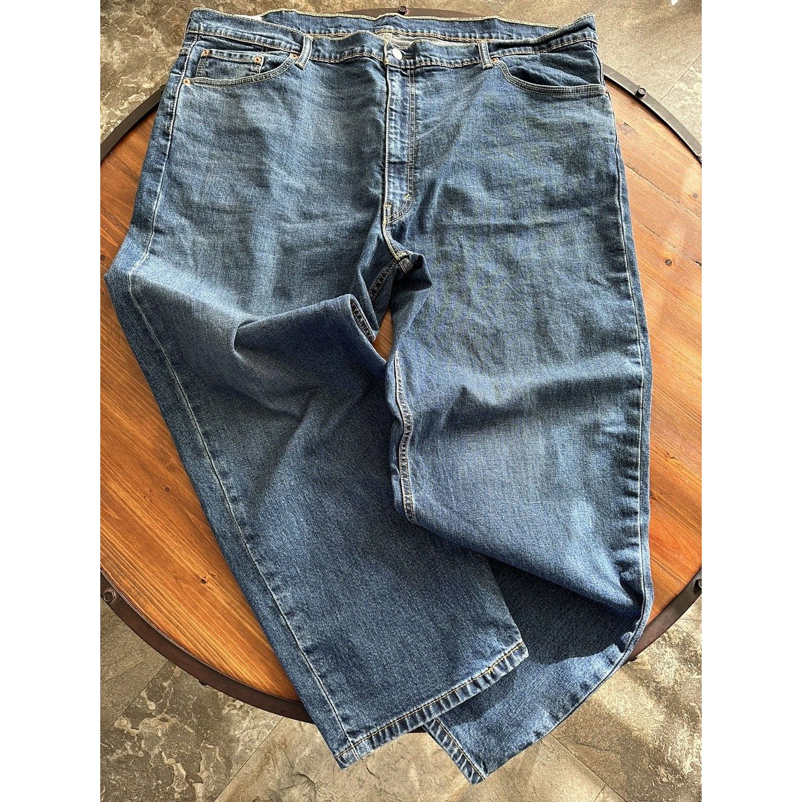 Levi's LEVIS 550 relaxed, 46X29 Dark Blue Wash, Cotton Blend 2017 Size US 44 / EU 60 - 15 Thumbnail