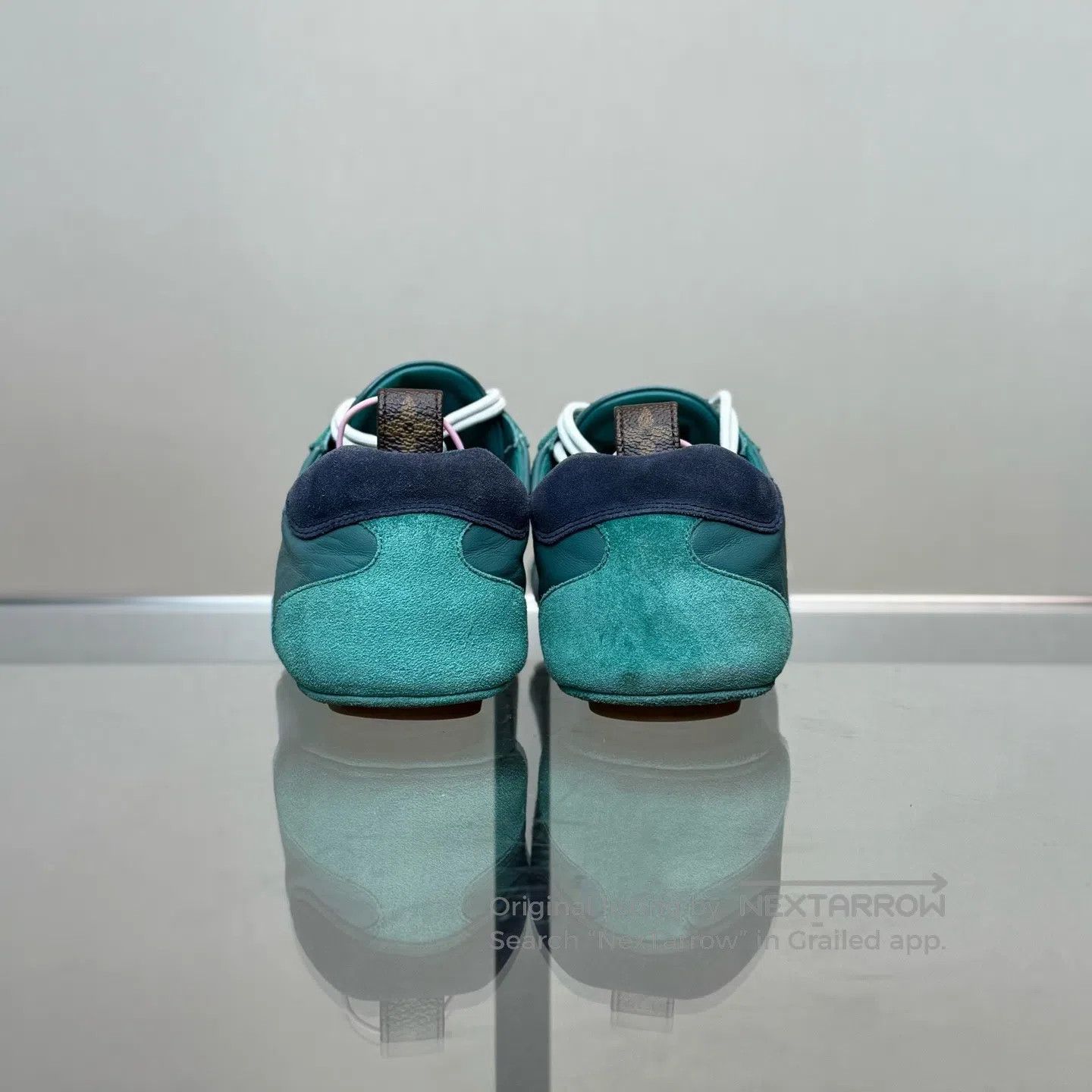 Louis Vuitton Louis Vuitton Sneakerina Green Ballet Training Shoes Size US 7.5 / IT 37.5 - 4 Thumbnail