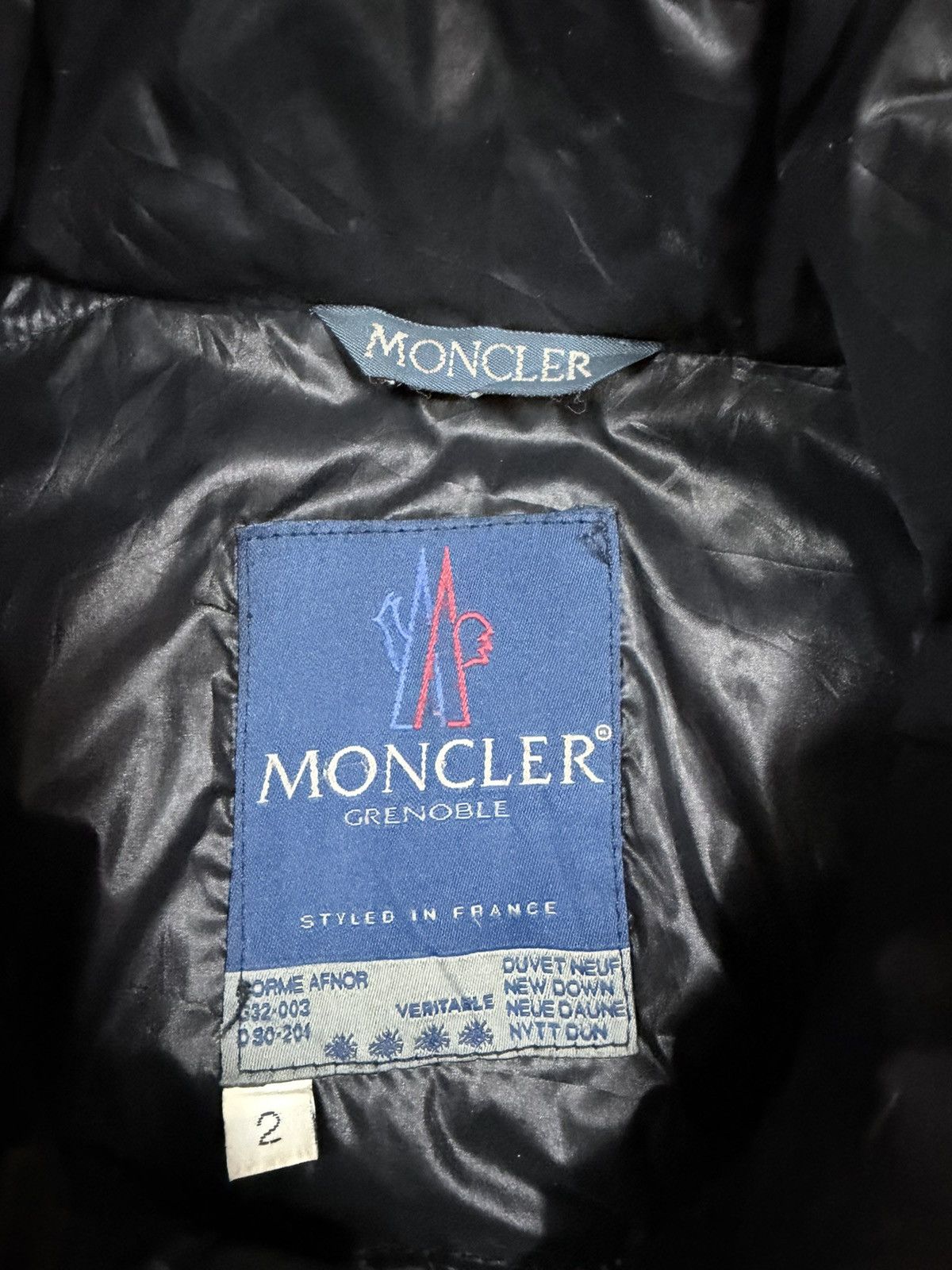 Moncler Vtg🔥90’s Moncler Grenoble Duvet Neuf Black Puffer Jacket Size US L / EU 52-54 / 3 - 25 Thumbnail