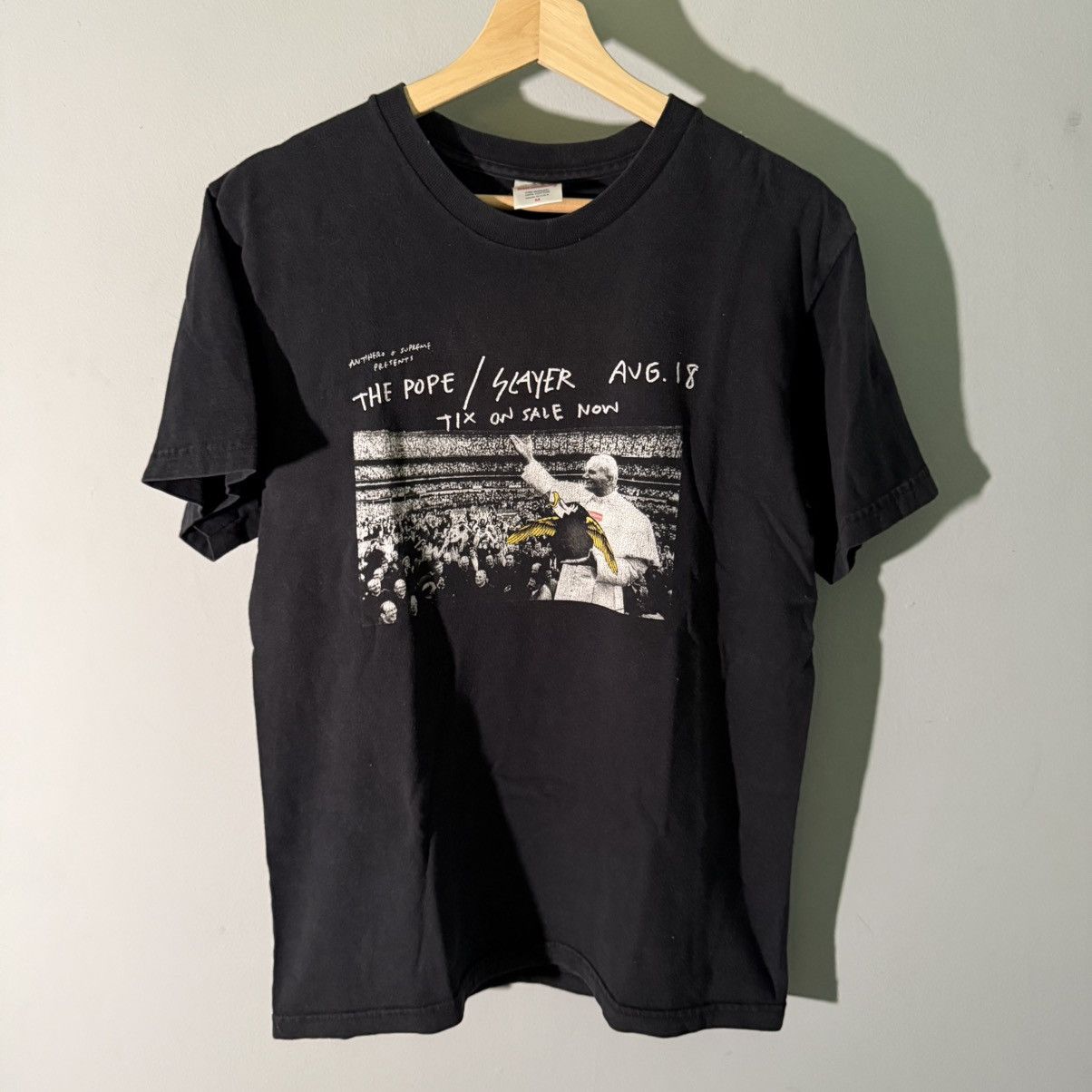 Antihero × Supreme Supreme Antihero Pope Tee Medium Black SS16 Size US M / EU 48-50 / 2 - 1 Thumbnail