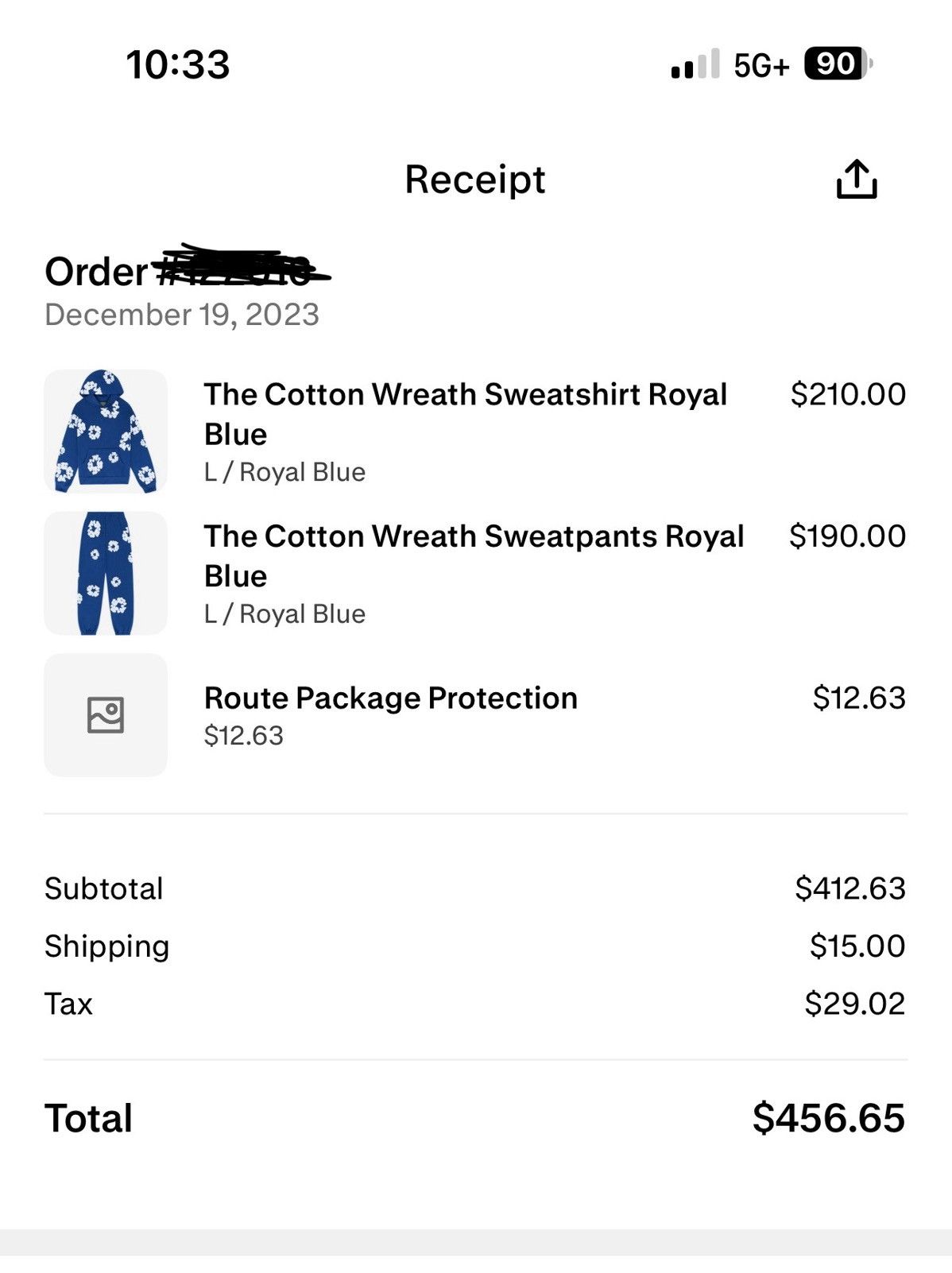 DENIM TEARS L – Denim Tears Cotton Wreath Sweatpants Royal Blue Size US 34 / EU 50 - 5 Thumbnail