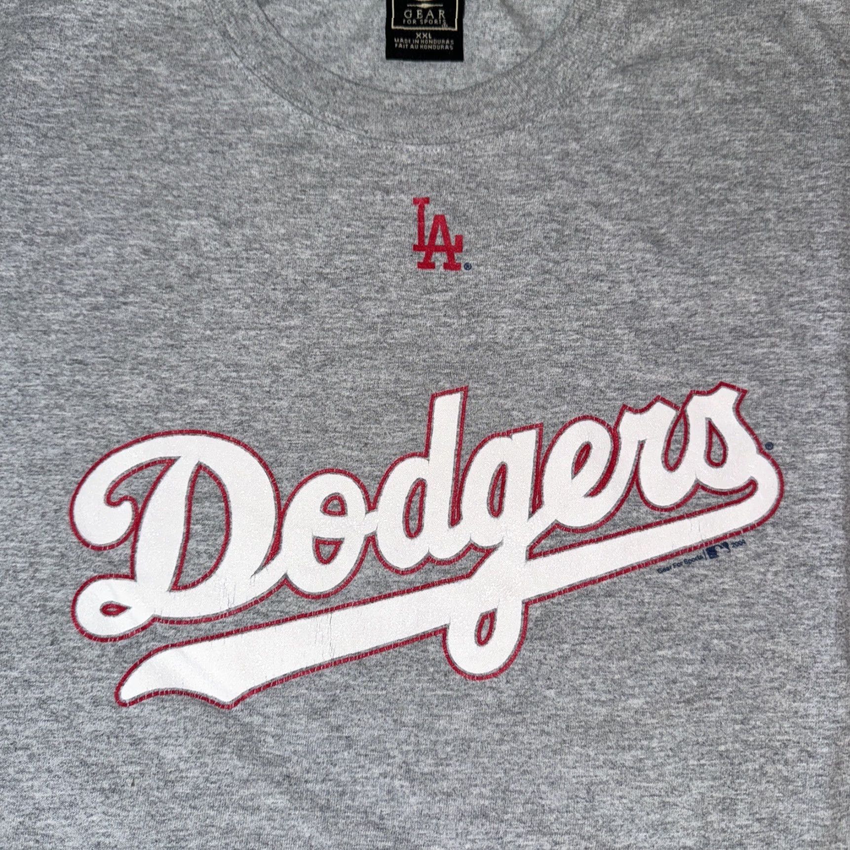 Vintage VINTAGE LA Dodgers T-Shirt Gear For Sports 2XL Men Grey Doubling: 24X31 2004 Y2K Dodgers Fan Shirt Womens? Size US XXL / EU 58 / 5 - 2 Thumbnail