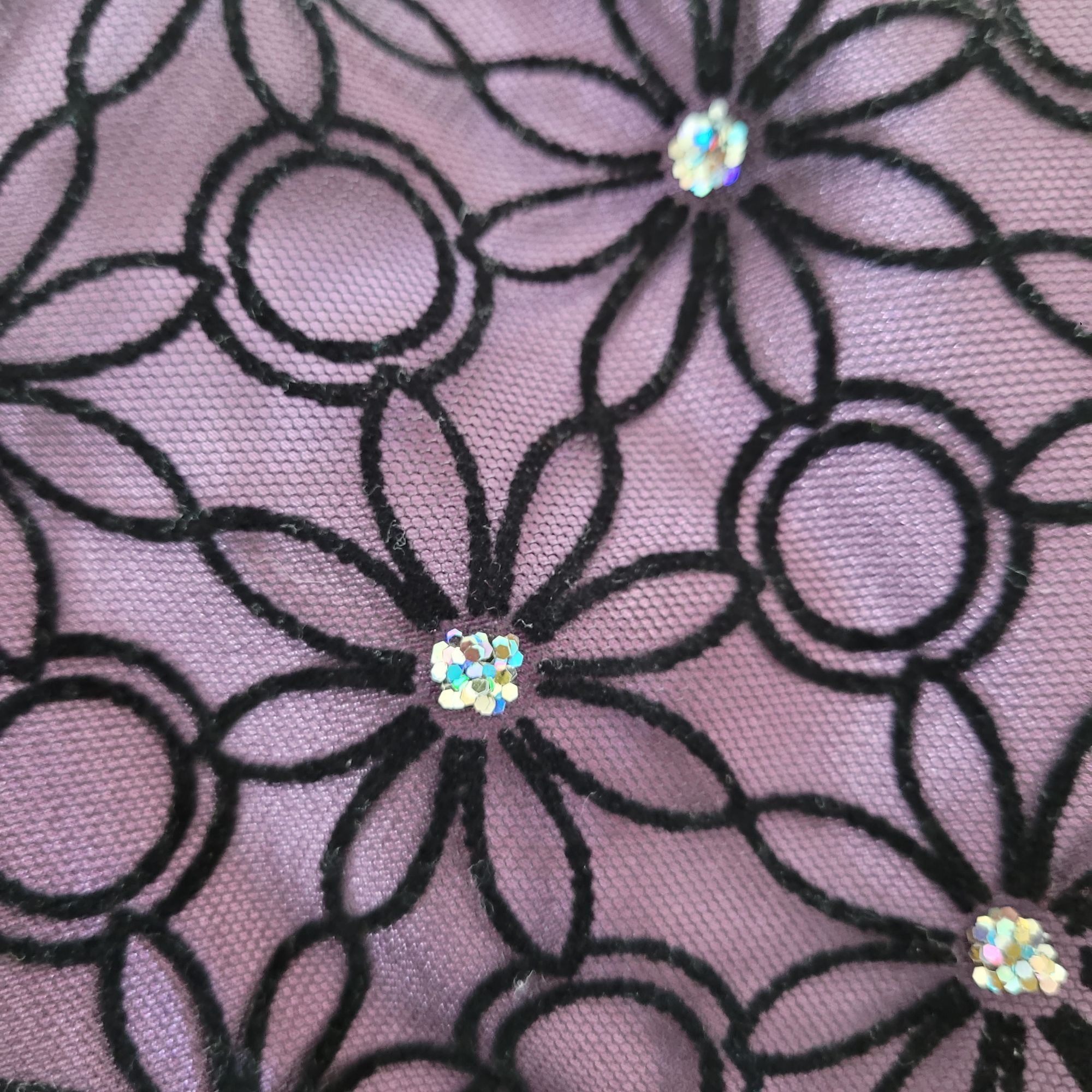 Adrianna Papell 90's Cocktail Dress Sz 6 Fairy Grunge Spiderweb Halter Purpl Size M / US 6-8 / IT 42-44 - 3 Thumbnail