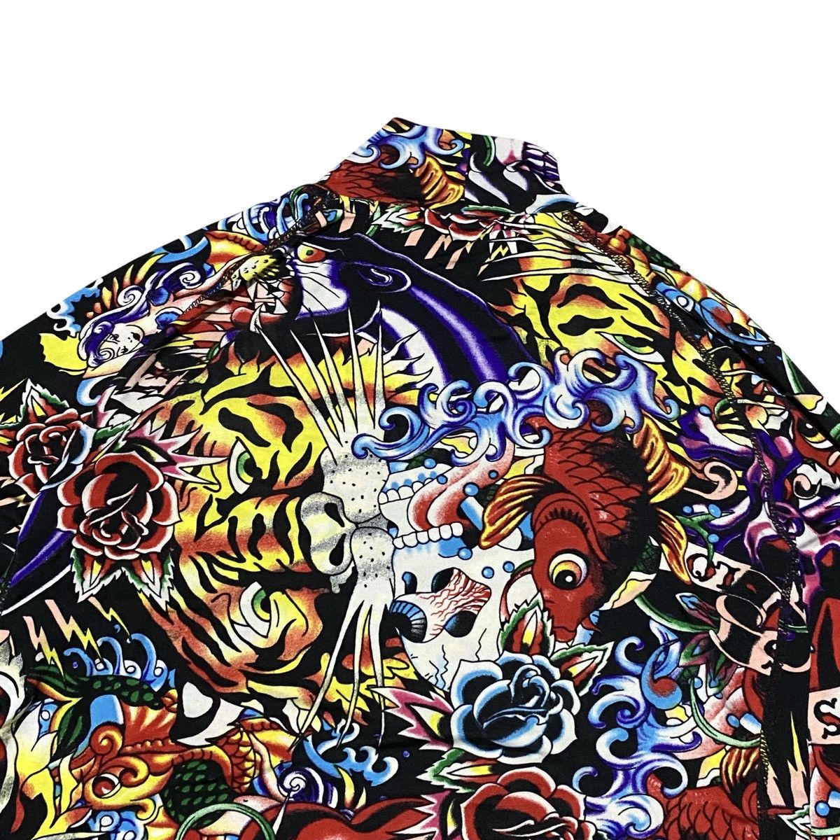 Beauty Beast × Jean Paul Gaultier × Vintage 🔥RARE🔥 Uknown art tatto mesh shirt Size US S / EU 44-46 / 1 - 5 Thumbnail
