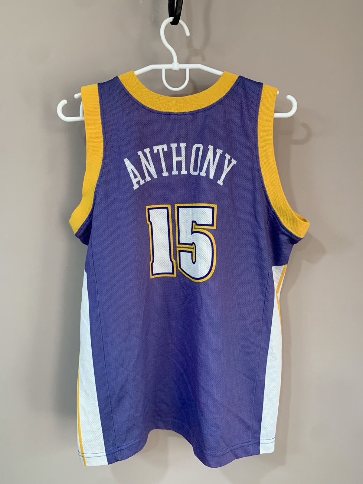 Champion × NBA × Vintage Denver Nuggets Basketball Jersey Vintage NBA ANTHONY #15 Size US S / EU 44-46 / 1 - 2 Thumbnail