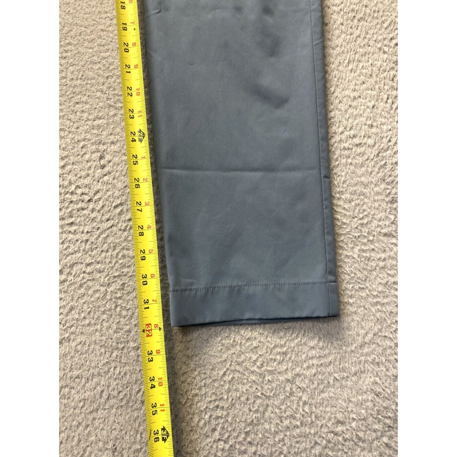 J.Crew J.CREW Chino Pants Mens 35x32 Glacier Stretch Pockets Casual Slim Fit /0870 Size US 35 - 4 Thumbnail