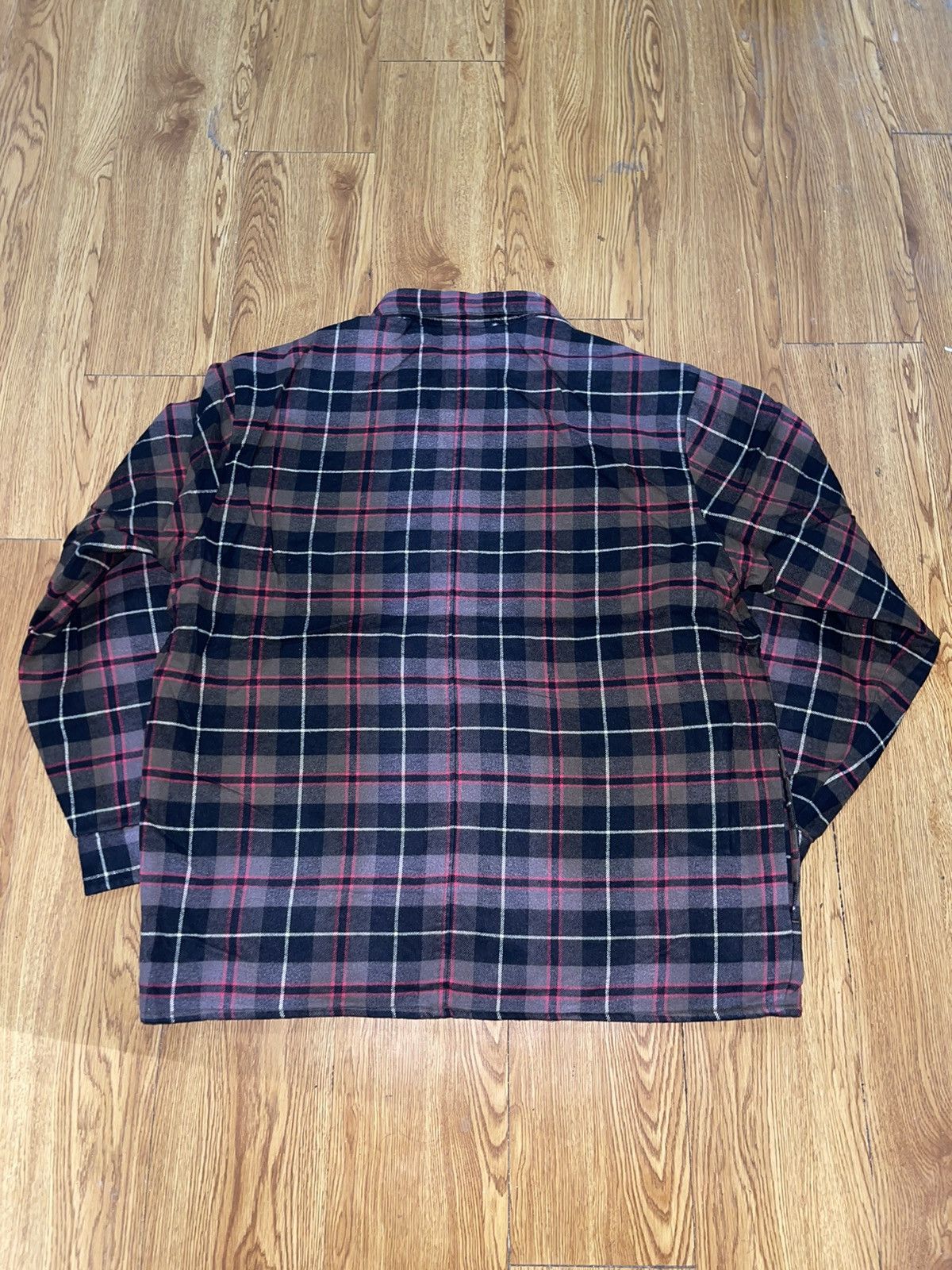 Supreme Supreme Quilted Shirt Flannel Grey sz L Size US L / EU 52-54 / 3 - 2 Thumbnail