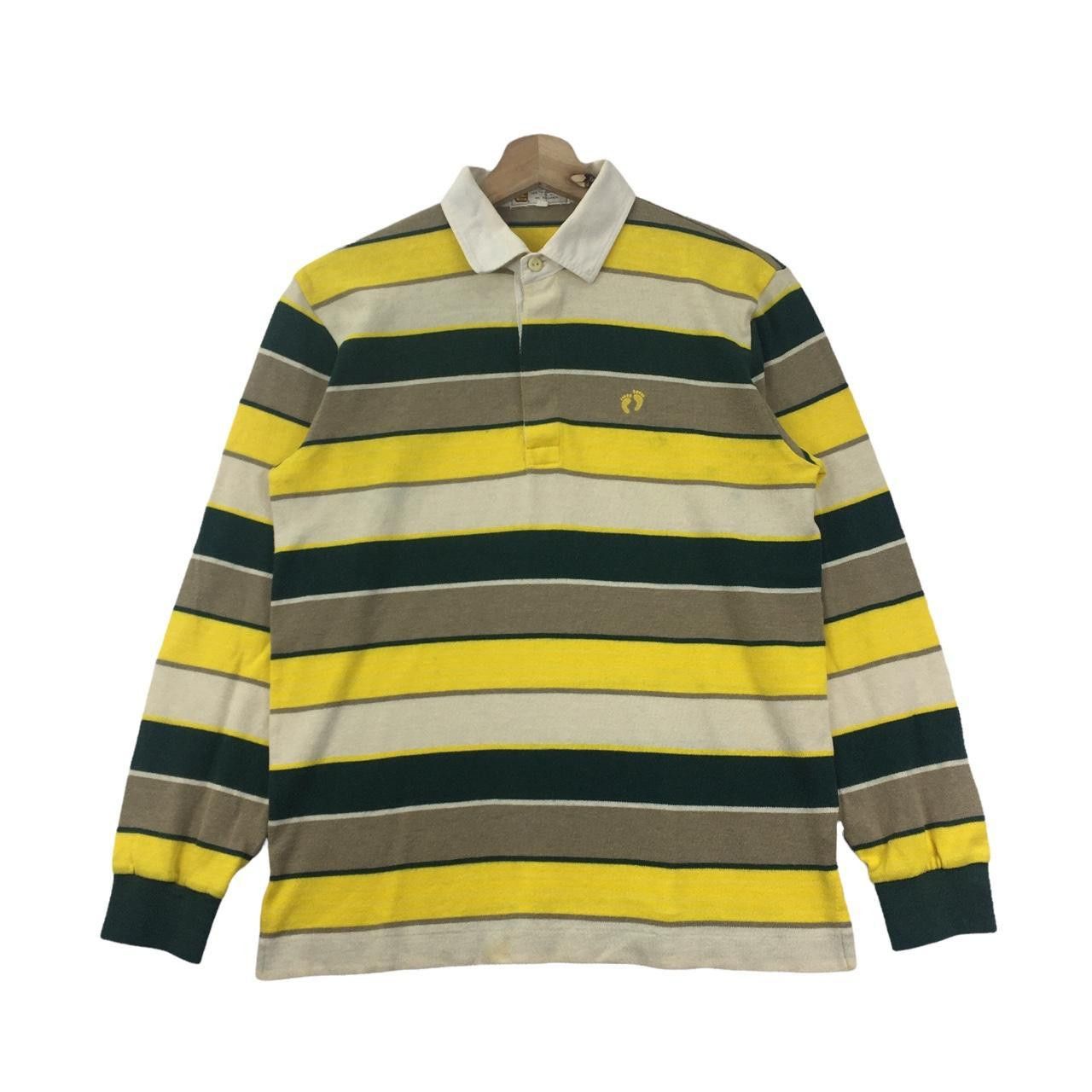 Hang Ten Vtg 80’ HANG TEN SURFING Hawaii Green Polo Tee Shirt Beach Size US M / EU 48-50 / 2 - 1 Thumbnail