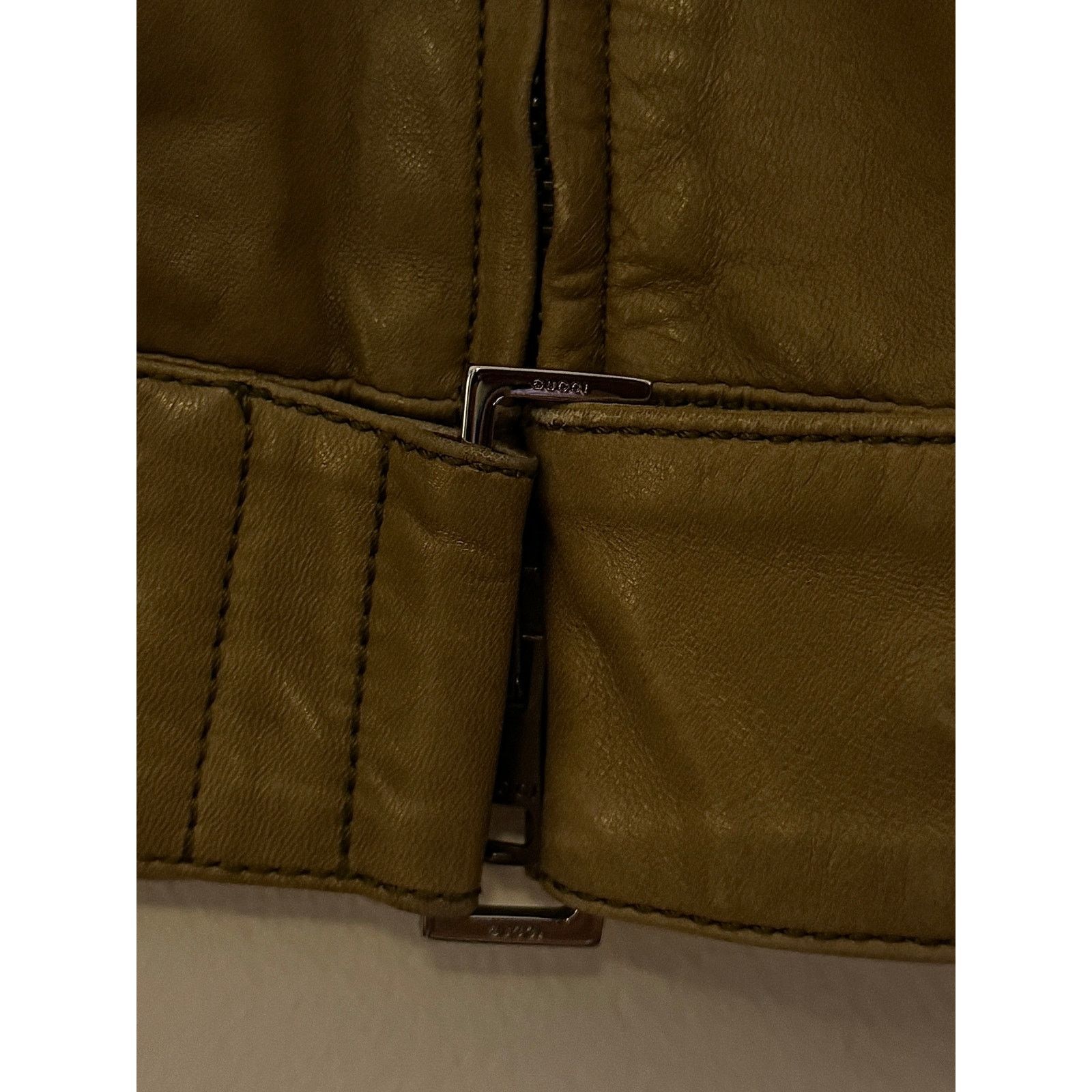 Gucci Gucci Rare Tom Ford Men's Leather Jacket Size US XL / EU 56 / 4 - 6 Thumbnail
