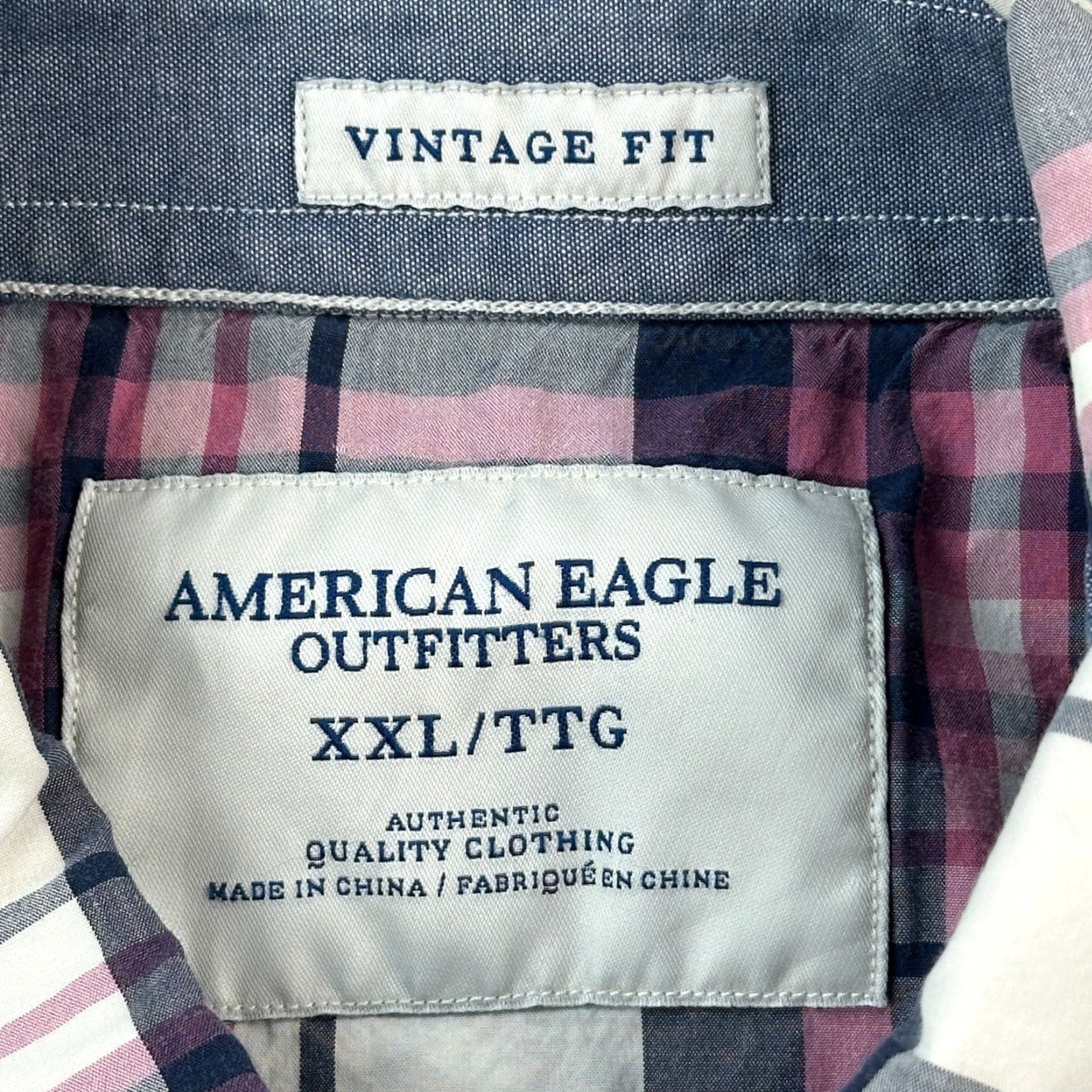 American Eagle Outfitters American Eagle Western Shirt Mens 2XL Plaid Vintage Fit Pearl Snap Cowboy Size US XXL / EU 58 / 5 - 5 Thumbnail