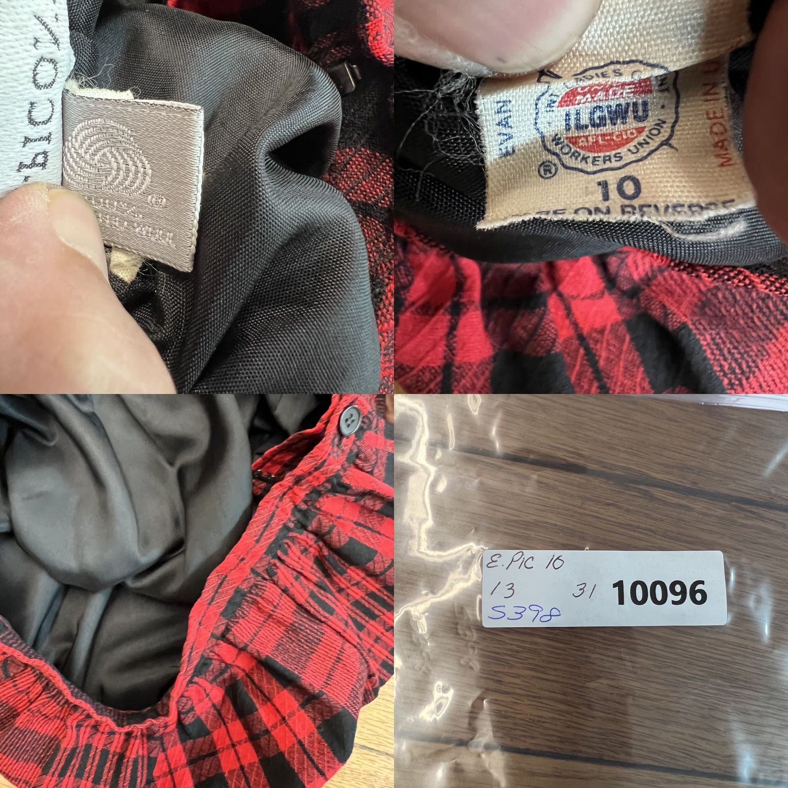 Evan Picone VINTAGE Evan Picone Skirt Women Long Plaid Wool 10 Red Black 90s Classic Union Made Womens Size 32" / US 10 / IT 46 - 8 Thumbnail