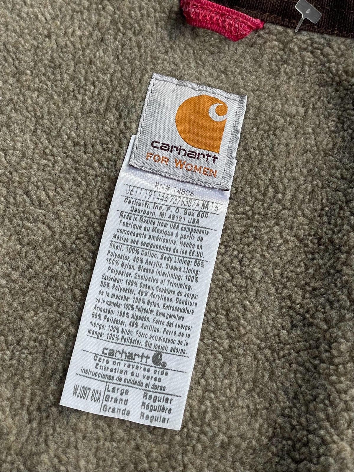 Carhartt Faded Secarlet Vintage Carhartt Detroit Jacket WJ097-SCA Size US L / EU 52-54 / 3 - 5 Thumbnail