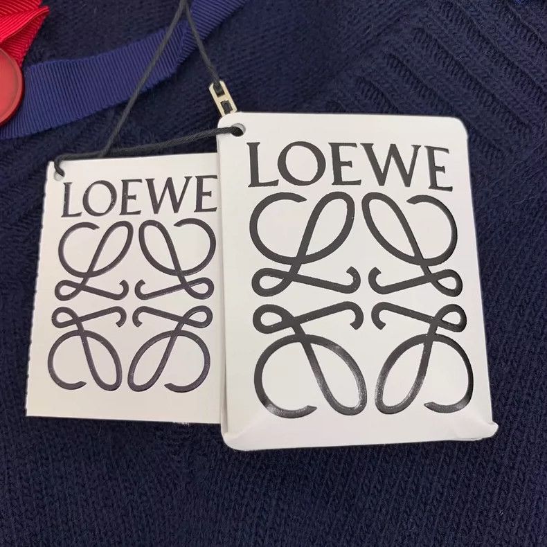 Loewe Loewe Dark blue wool button ribbon decorated long sleeve k Size XS / US 0-2 / IT 36-38 - 6 Thumbnail