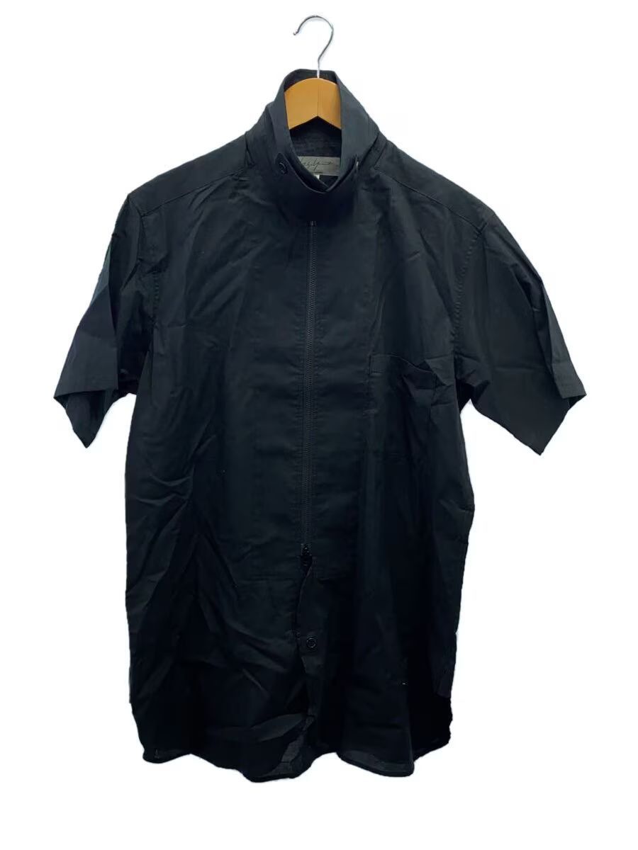 Yohji Yamamoto Pour Homme High Neck Short Sleeve Button Up Shirt Size US L / EU 52-54 / 3 - 1 Thumbnail