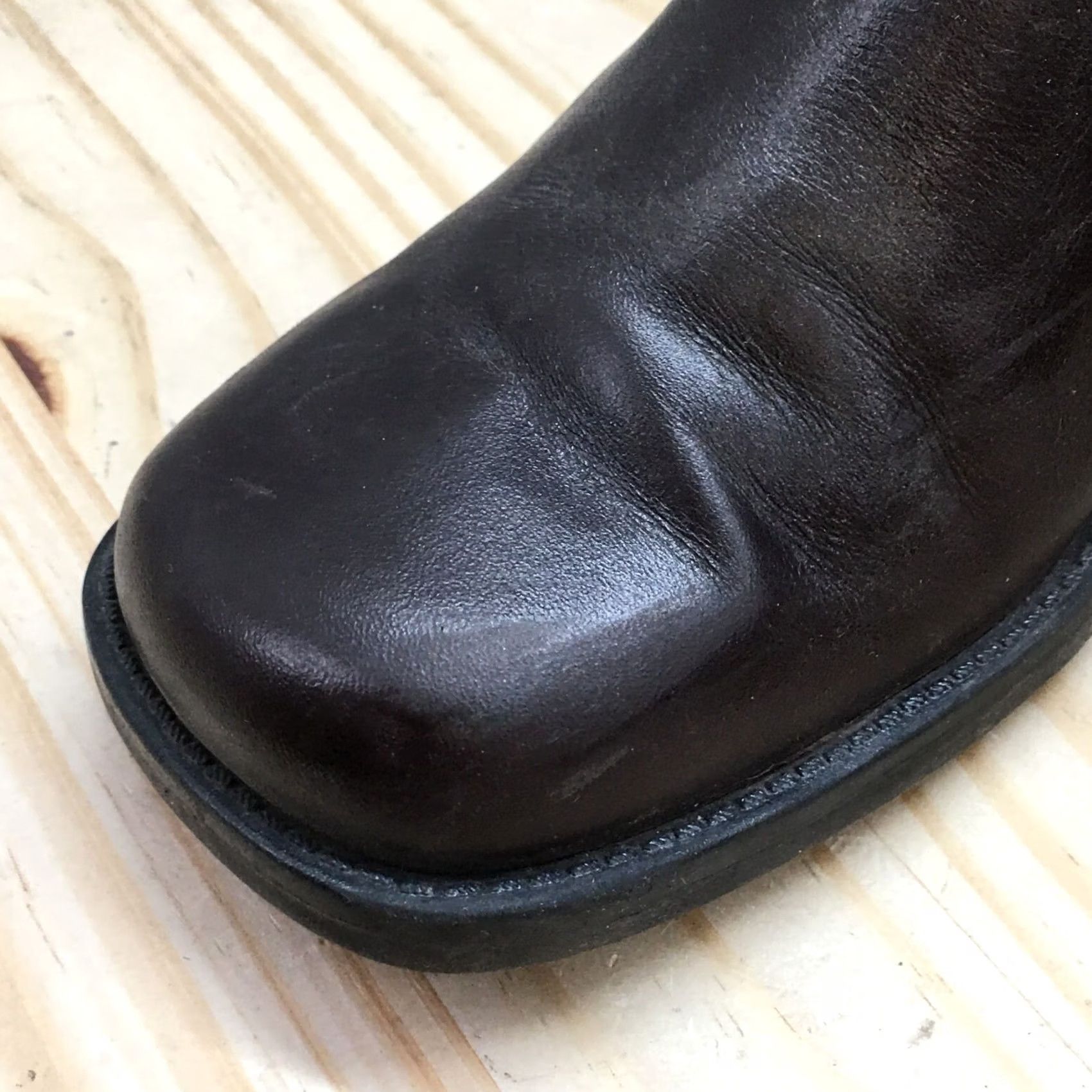 Vintage White Mountain Boots Womens 6.5 M Jive Slip On Low Bootie Brown Leather Heels Size US 7 / IT 37 - 5 Thumbnail