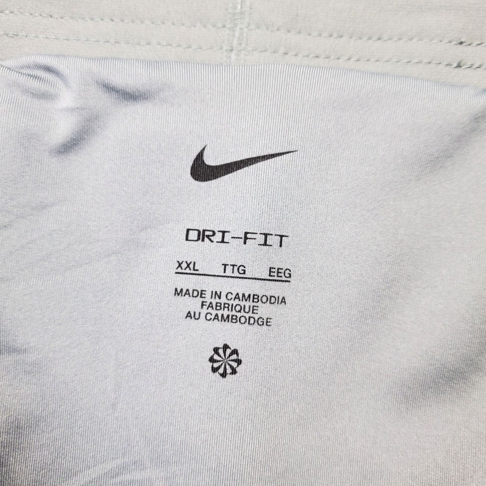 Nike Nike Dri-FIT Challenger Shorts Mens XXL Gray Slit Size US 39 - 6 Thumbnail