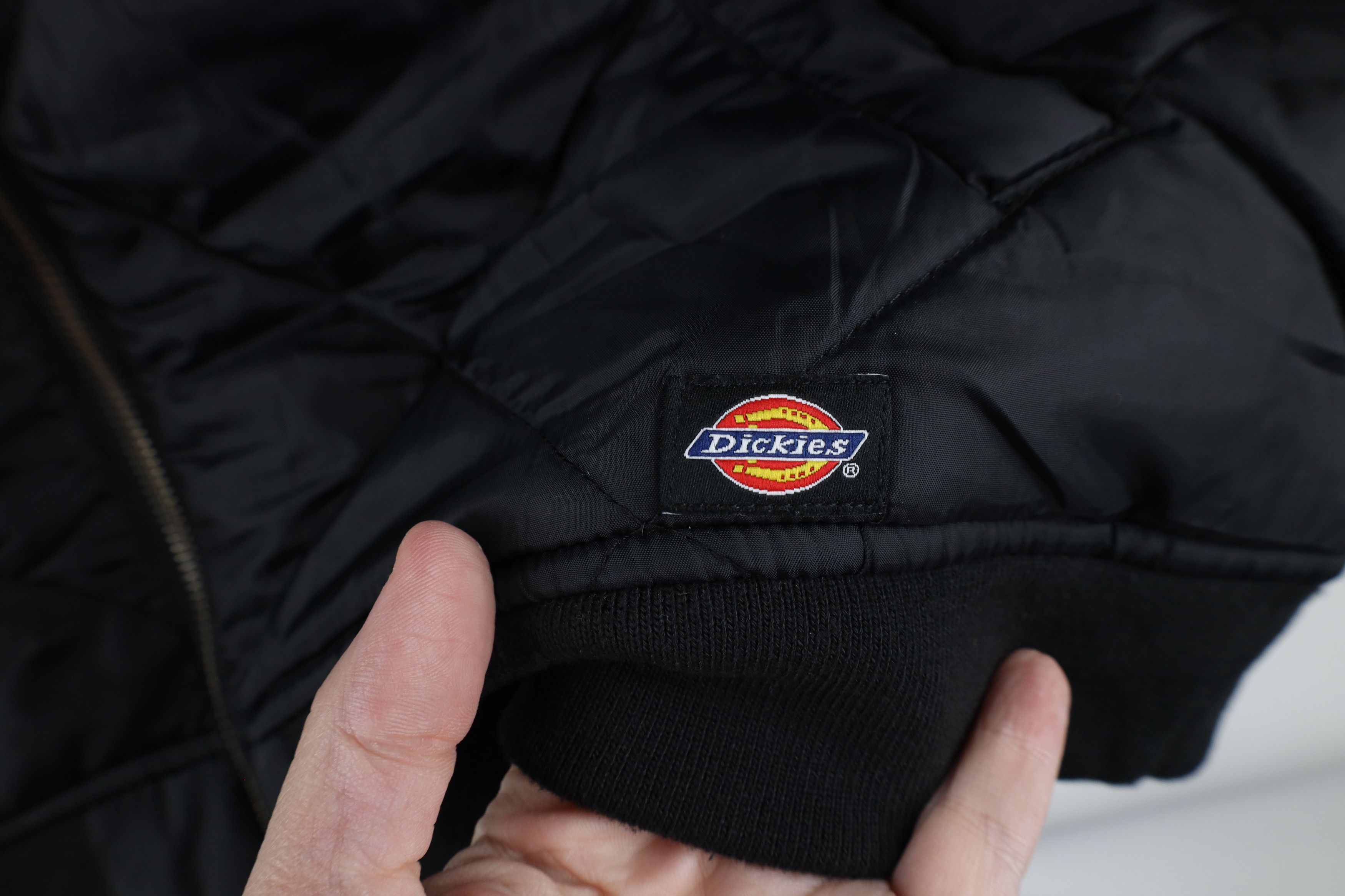Dickies × Vintage Vintage Dickies Lined Quilted Puffer Vest Jacket Black Size XL / US 12-14 / IT 48-50 - 4 Thumbnail