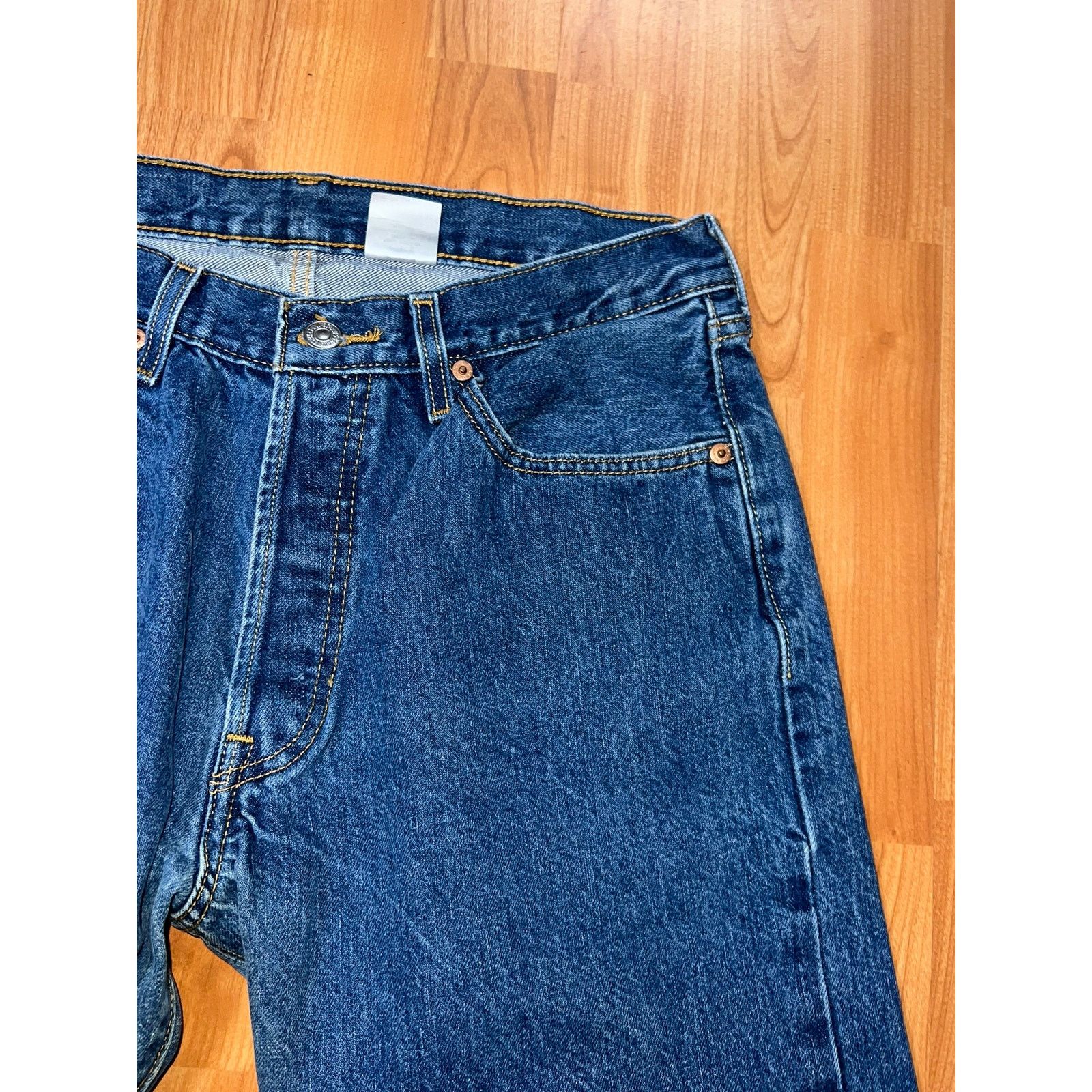 Levi's Y2K Levi Levi's 501 Blue Denim Jeans Riveted Pants 34x32 Size US 34 / EU 50 - 4 Thumbnail