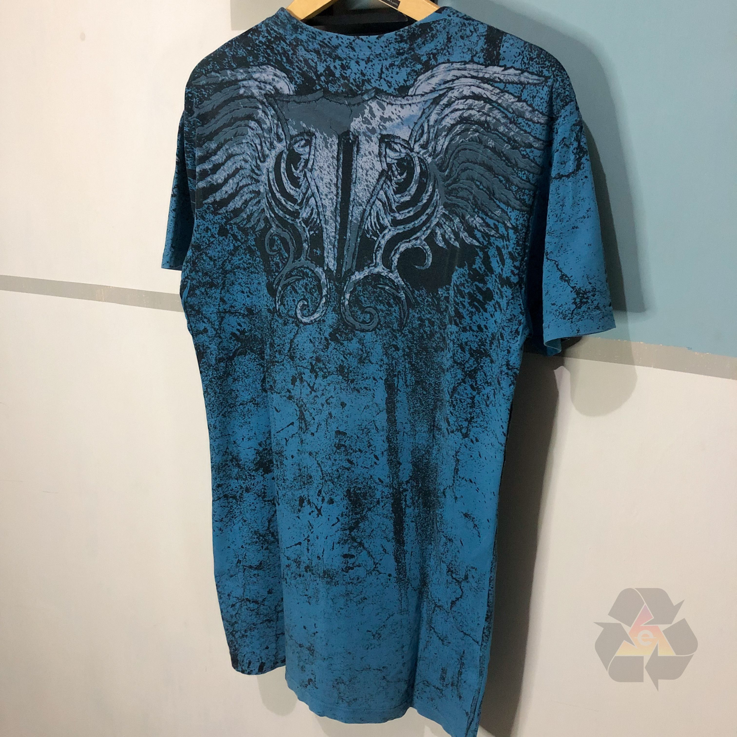 Affliction Vintage Throwdown By Affliction Rare Big Logo T-Shirt Y2K Size US M / EU 48-50 / 2 - 8 Thumbnail