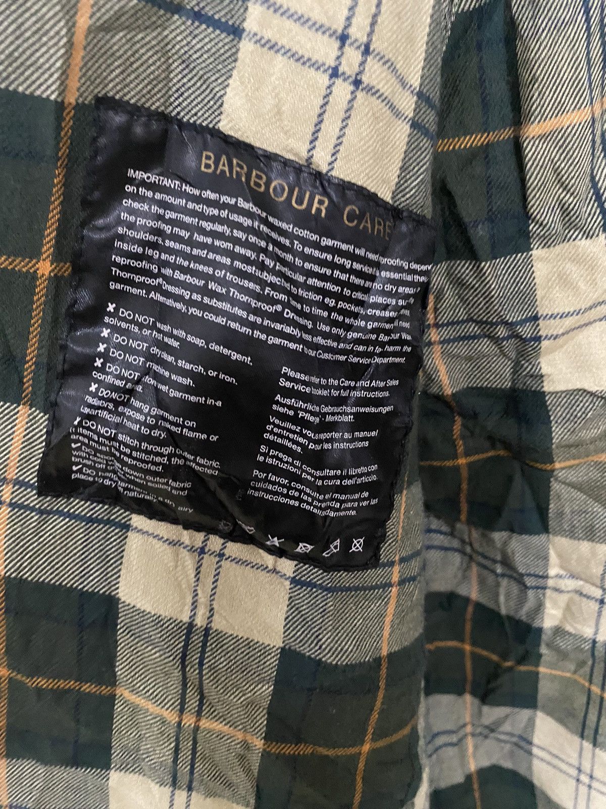 Barbour Vintage Barbour Beaufort Wax Jacket Made in England Size US L / EU 52-54 / 3 - 9 Thumbnail