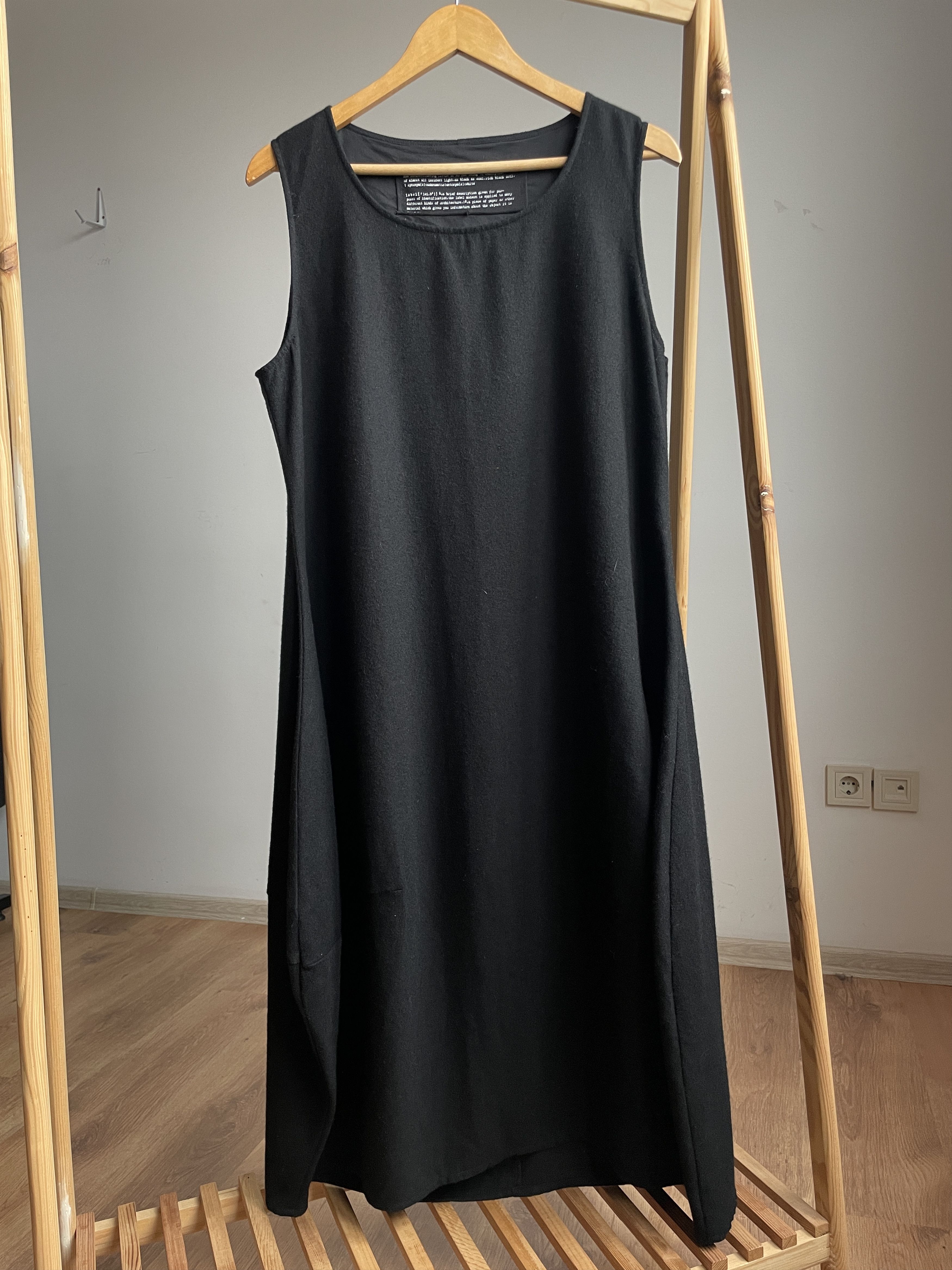 Rundholz Rundholz Black Label Lagenlook Balloon Wool Blend Tank Dress Size L / US 10 / IT 46 - 3 Thumbnail