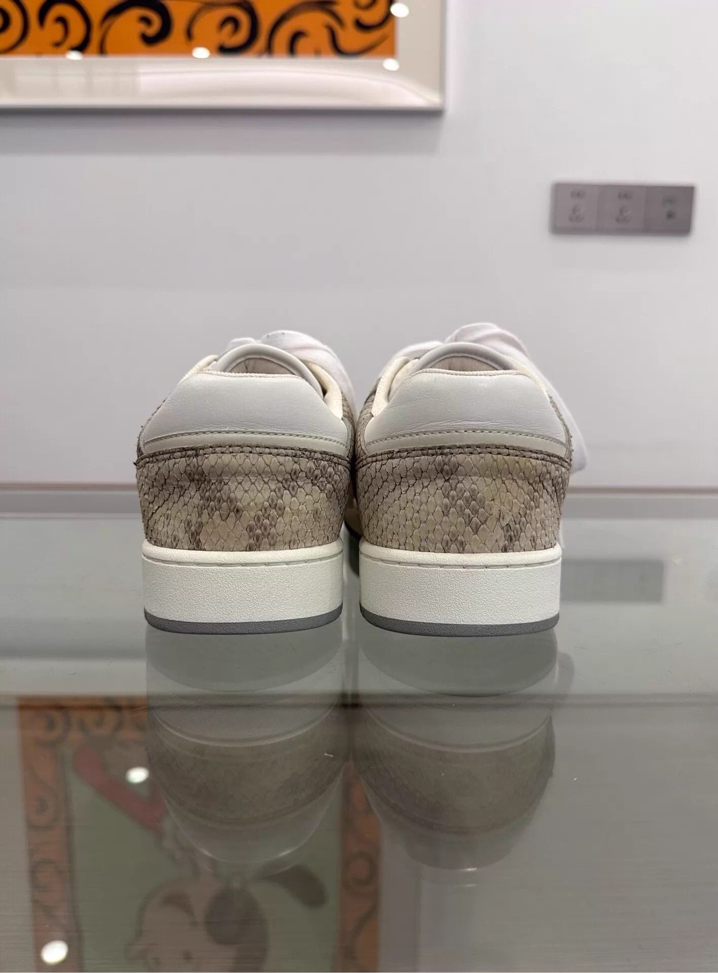 Dior Dior B23 Oblique snakeskin sneakers men's brown size 42 Size US 9 / EU 42 - 5 Thumbnail