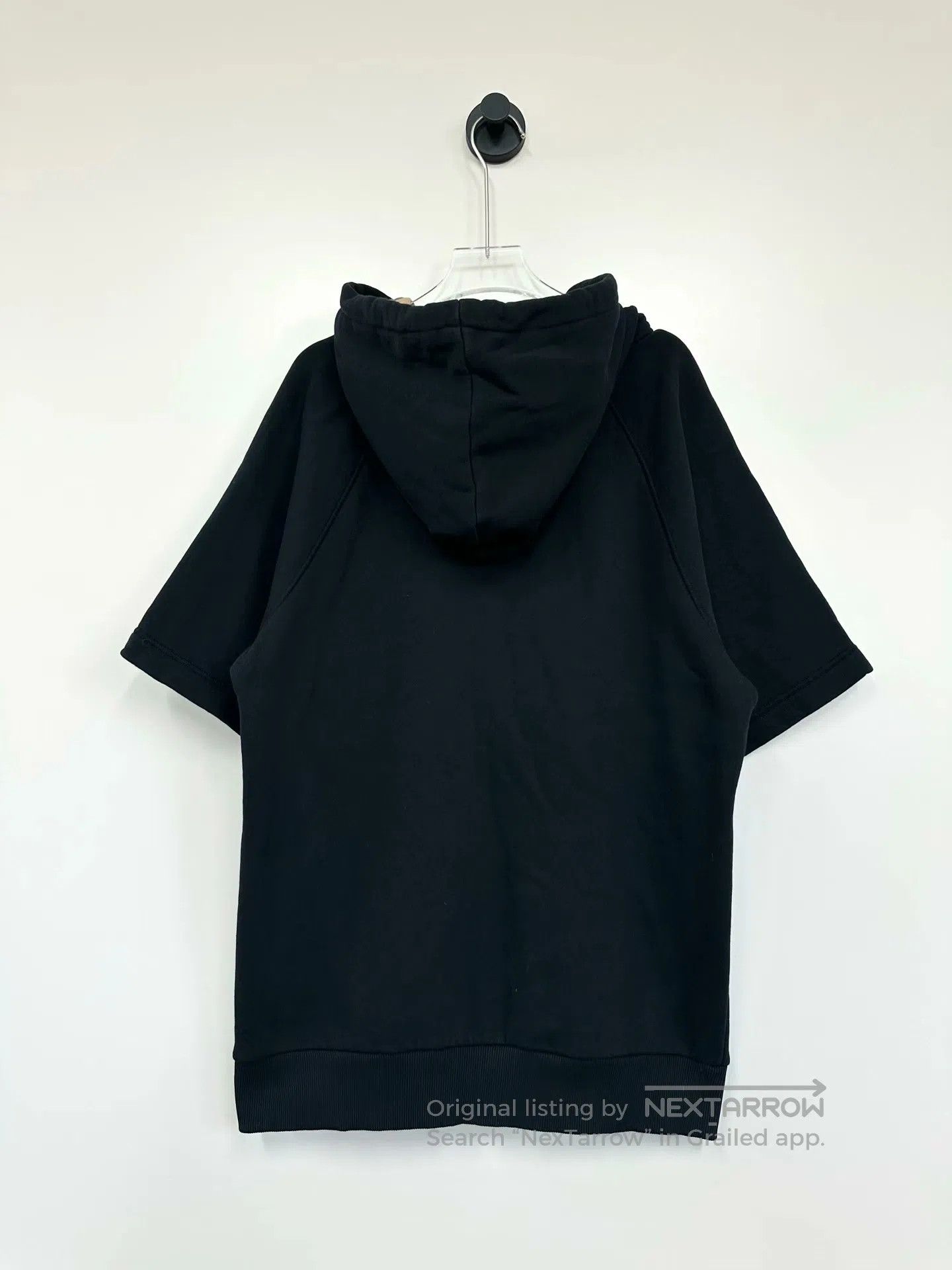 Burberry Burberry Black Zip-up Plaid Hooded Short-sleeve Sweatshirt Size US M / EU 48-50 / 2 - 2 Thumbnail