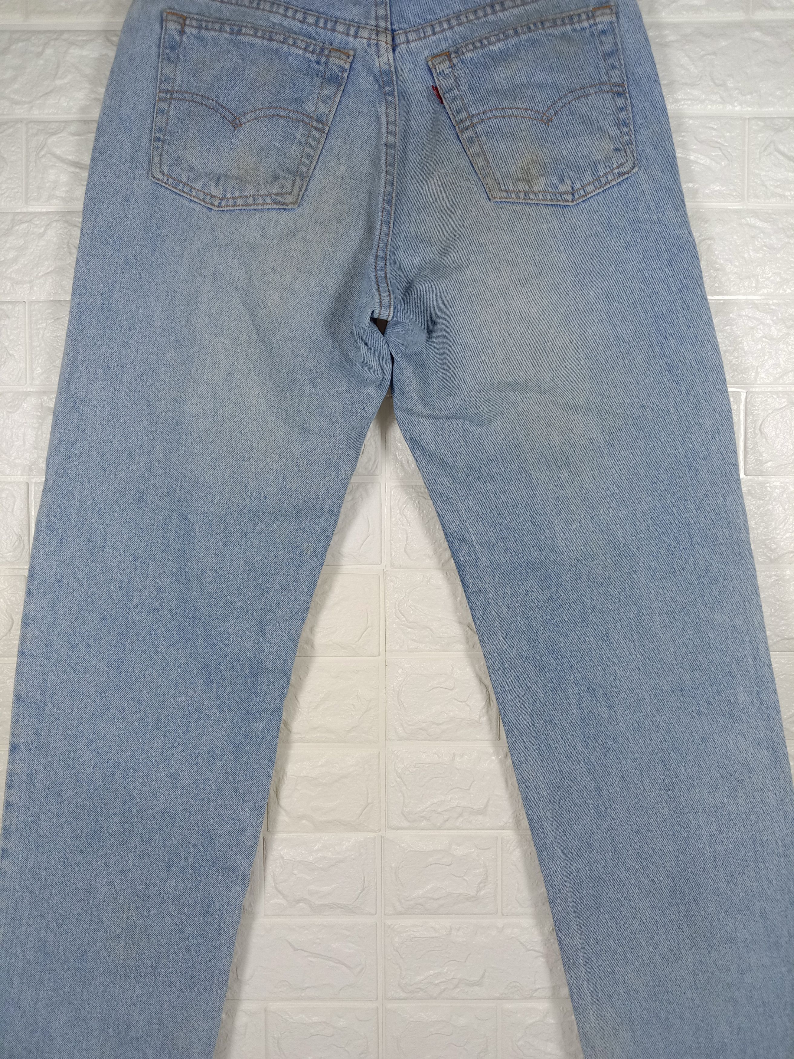 Levi's Vintage 90s Levi's 510 Jeans Light Blue Wash Denim Size US 30 / EU 46 - 7 Thumbnail