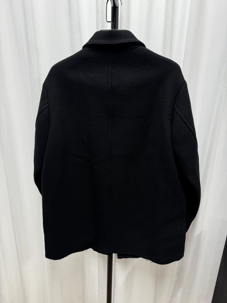 Yohji Yamamoto yohji yamamoto Woolen three-dimensional curve cut coat 2503 Size US L / EU 52-54 / 3 - 5 Thumbnail