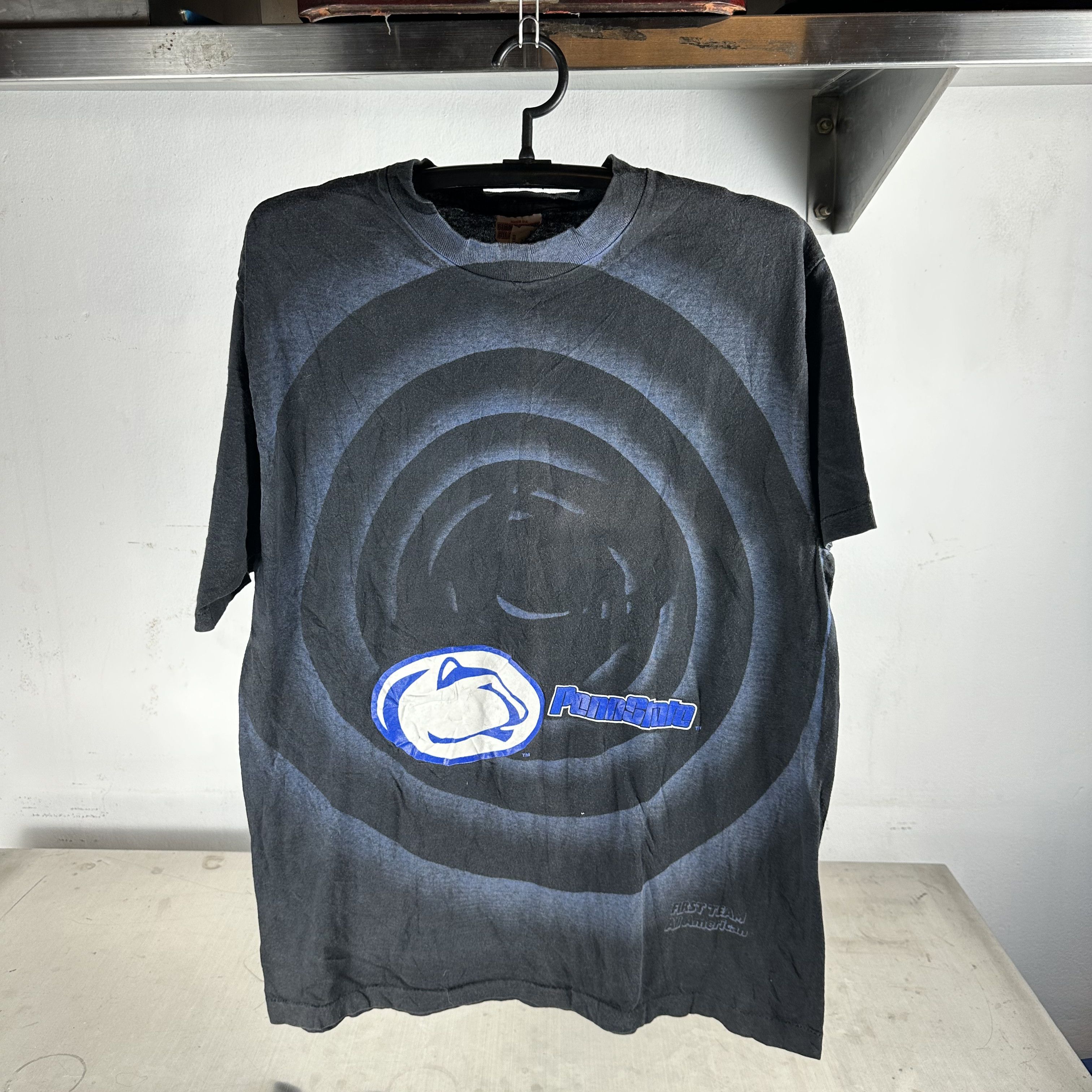 Vintage 90s Penn State Nittany Lions NCAA Shadow AOP T-shirt