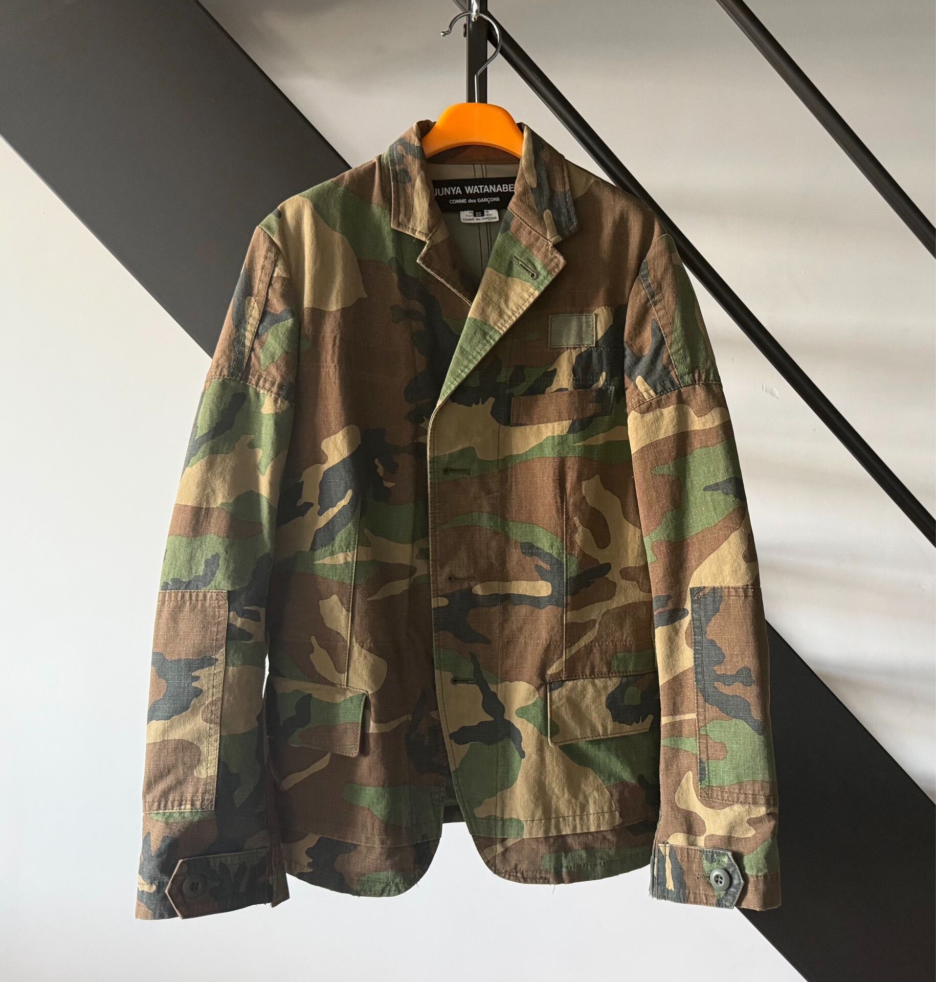 Junya Watanabe Junya Watanabe Reconstructed Camo Jacket Size US S / EU 44-46 / 1 - 1 Thumbnail