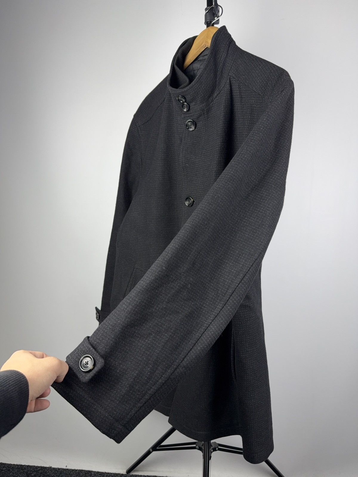 Hugo Boss Designer 00s Hugo Boss Archive Retro Luxury Hevy coat jacket Size US XL / EU 56 / 4 - 4 Thumbnail