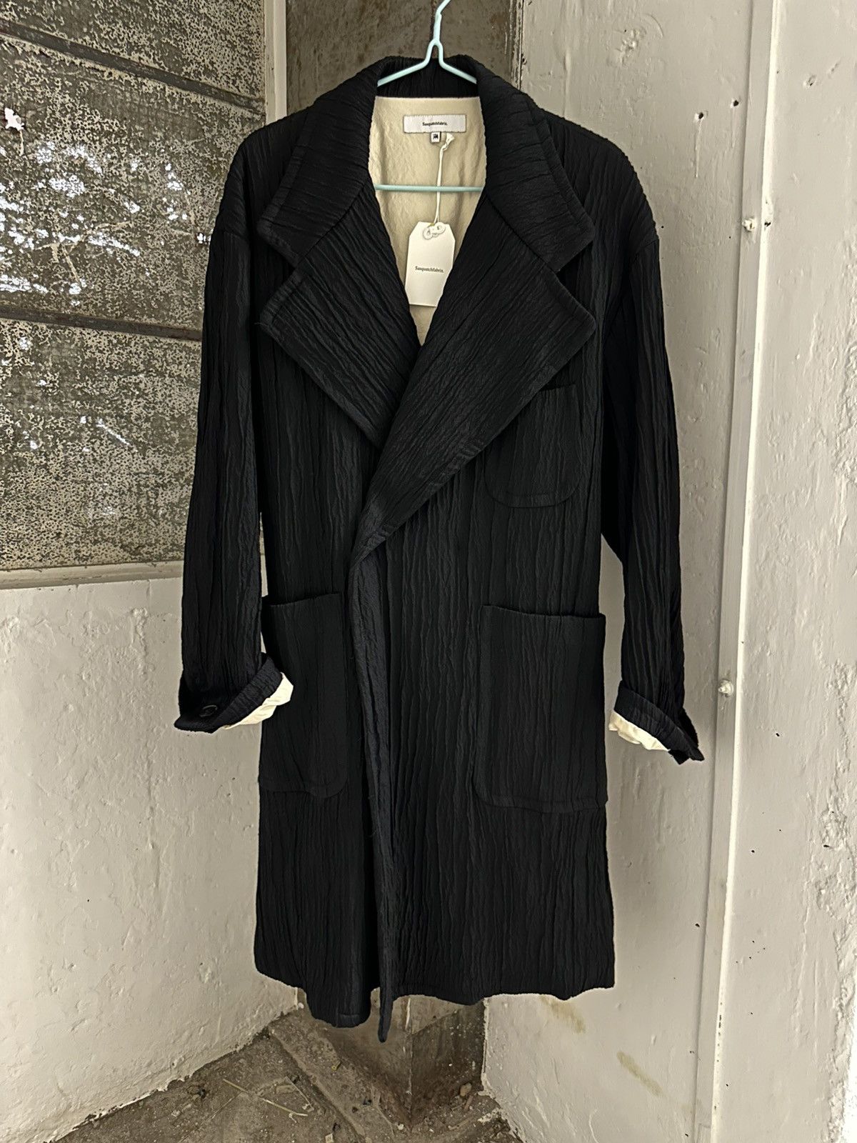 Sasquatchfabrix Sasquatchfabrix Gown coat YouRyu black wool Size US L / EU 52-54 / 3 - 1 Thumbnail