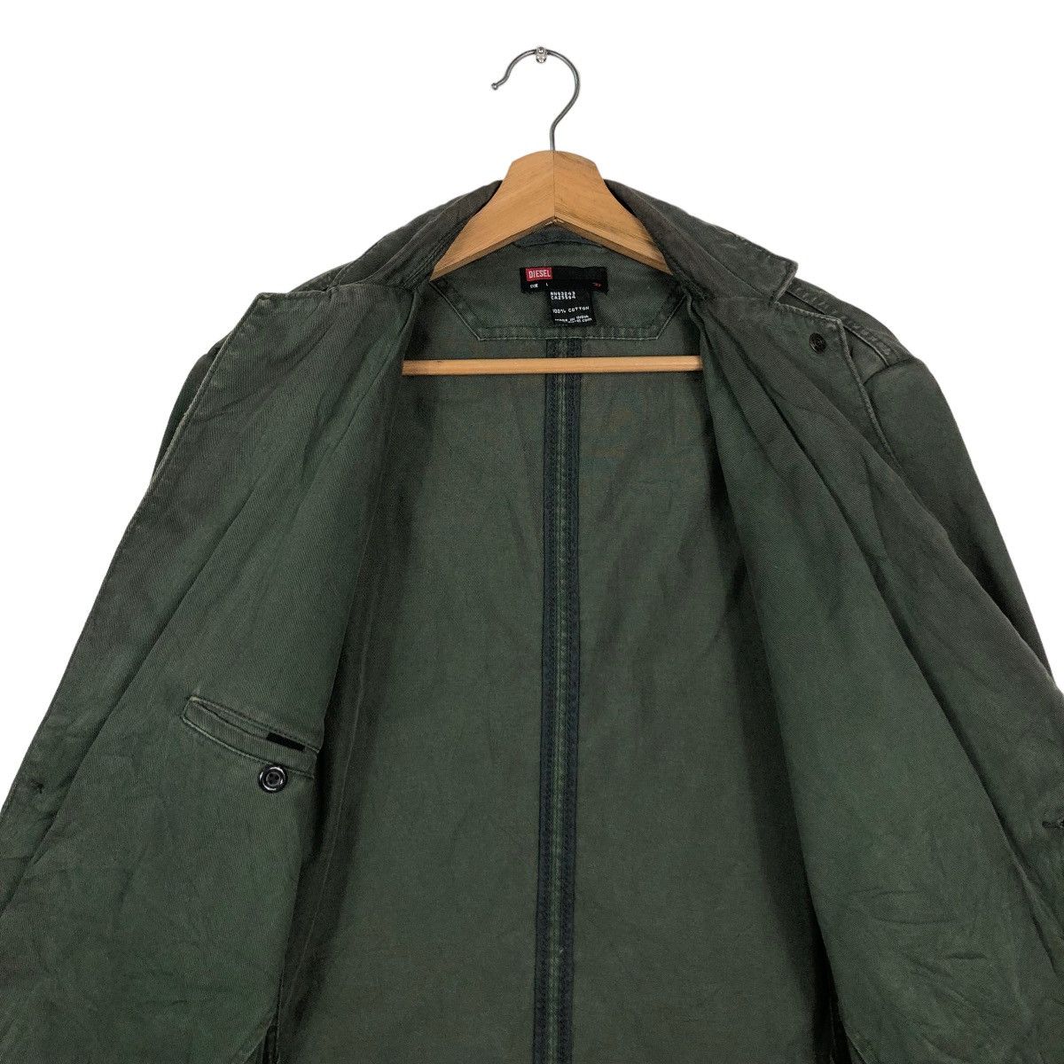 Diesel 📌VINTAGE CHORE MILITARY JACKET DIESEL BIKER Size US L / EU 52-54 / 3 - 5 Thumbnail