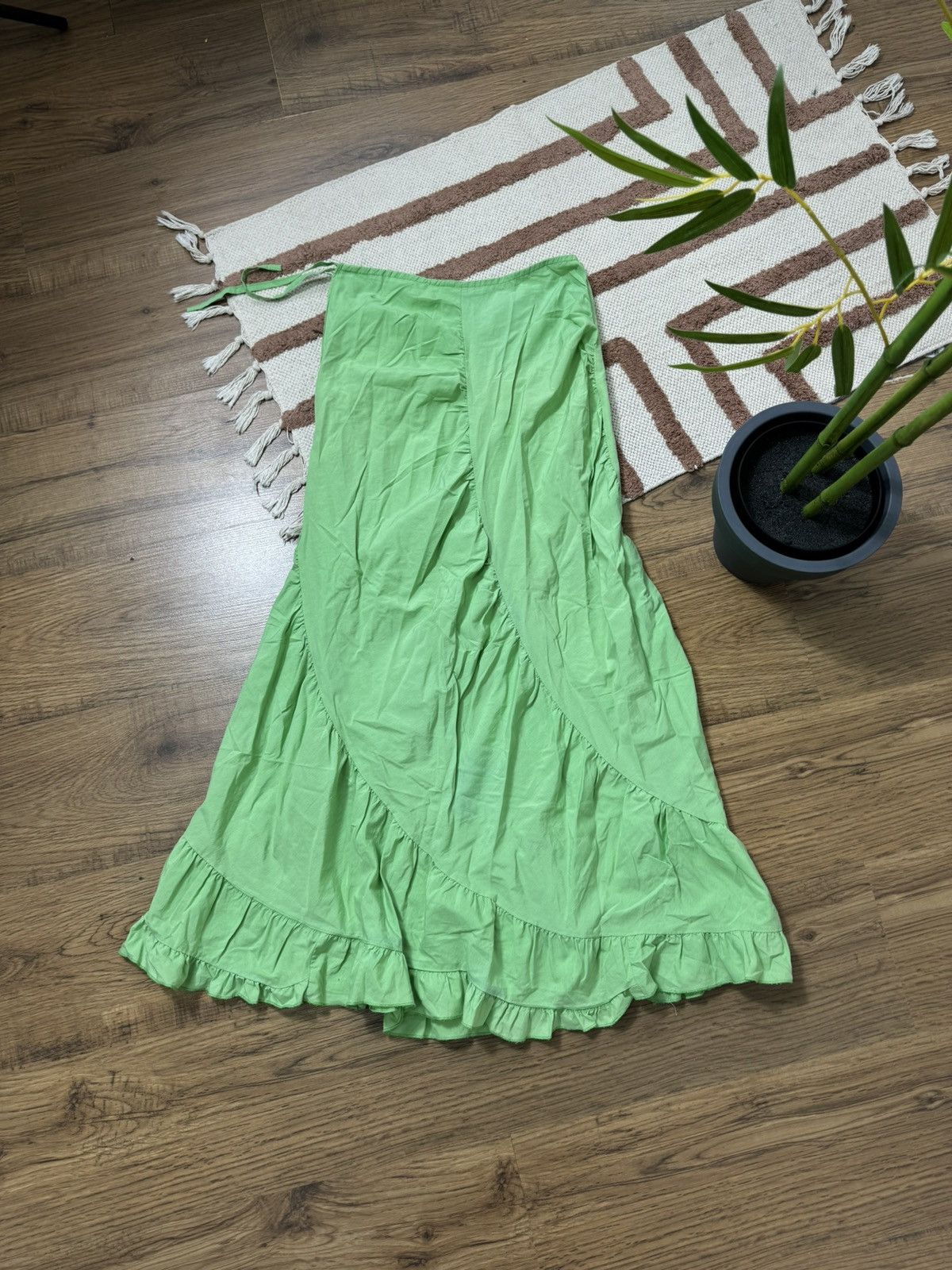 Vintage VINTAGE AVANT GARDE RUCHLE MAXI SKIRT Size 28" / US 6 / IT 42 - 1 Thumbnail