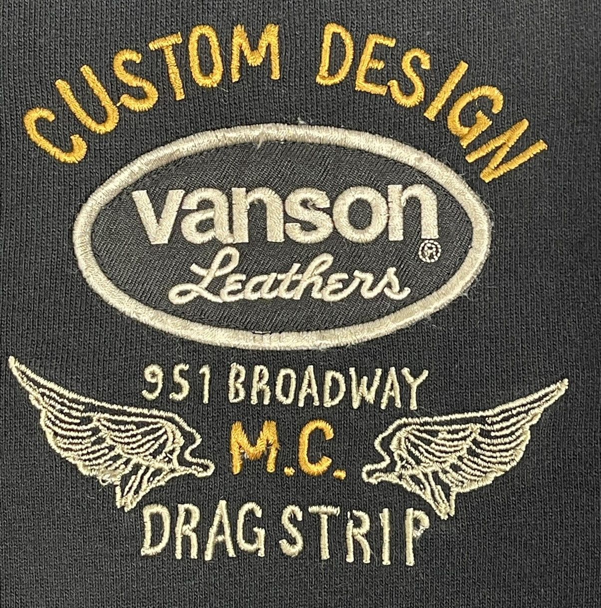 Vanson Leathers Vanson Leather Embroidered MC Drag Racing Jacket Size US L / EU 52-54 / 3 - 4 Thumbnail
