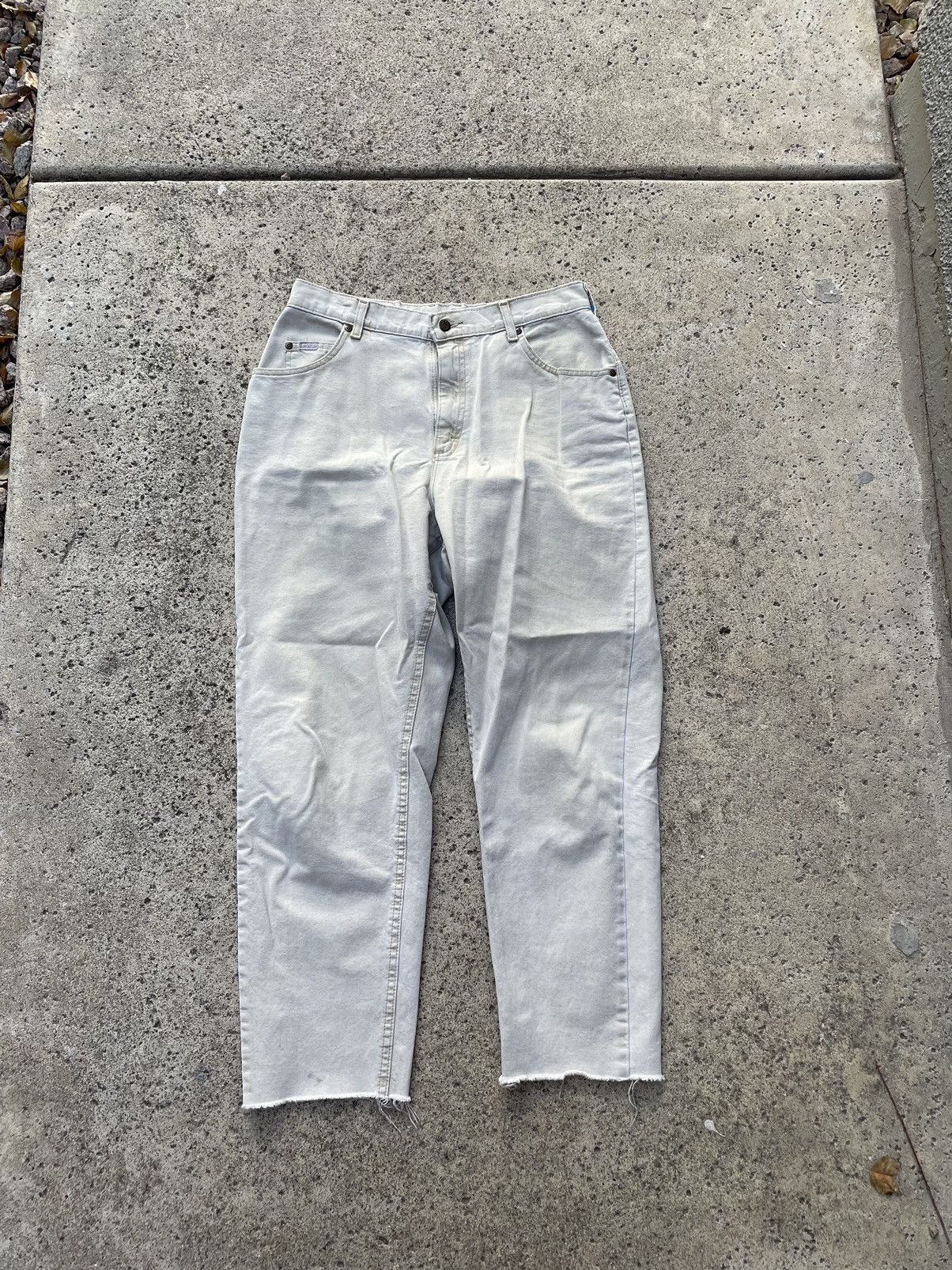 Lee Vintage cream lee jeans Size US 32 / EU 48 - 1 Thumbnail