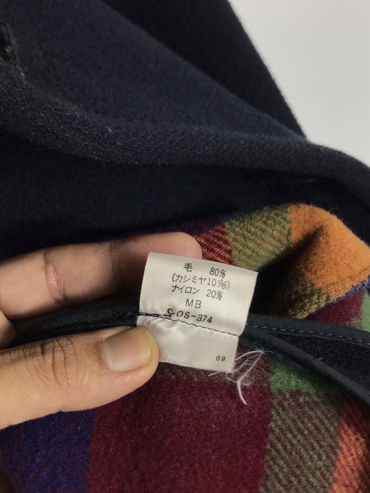 Japanese Brand × Vintage ⚡️Vintage ixi:z Fleece Double Breast Peacoat Jacket Size US L / EU 52-54 / 3 - 12 Thumbnail