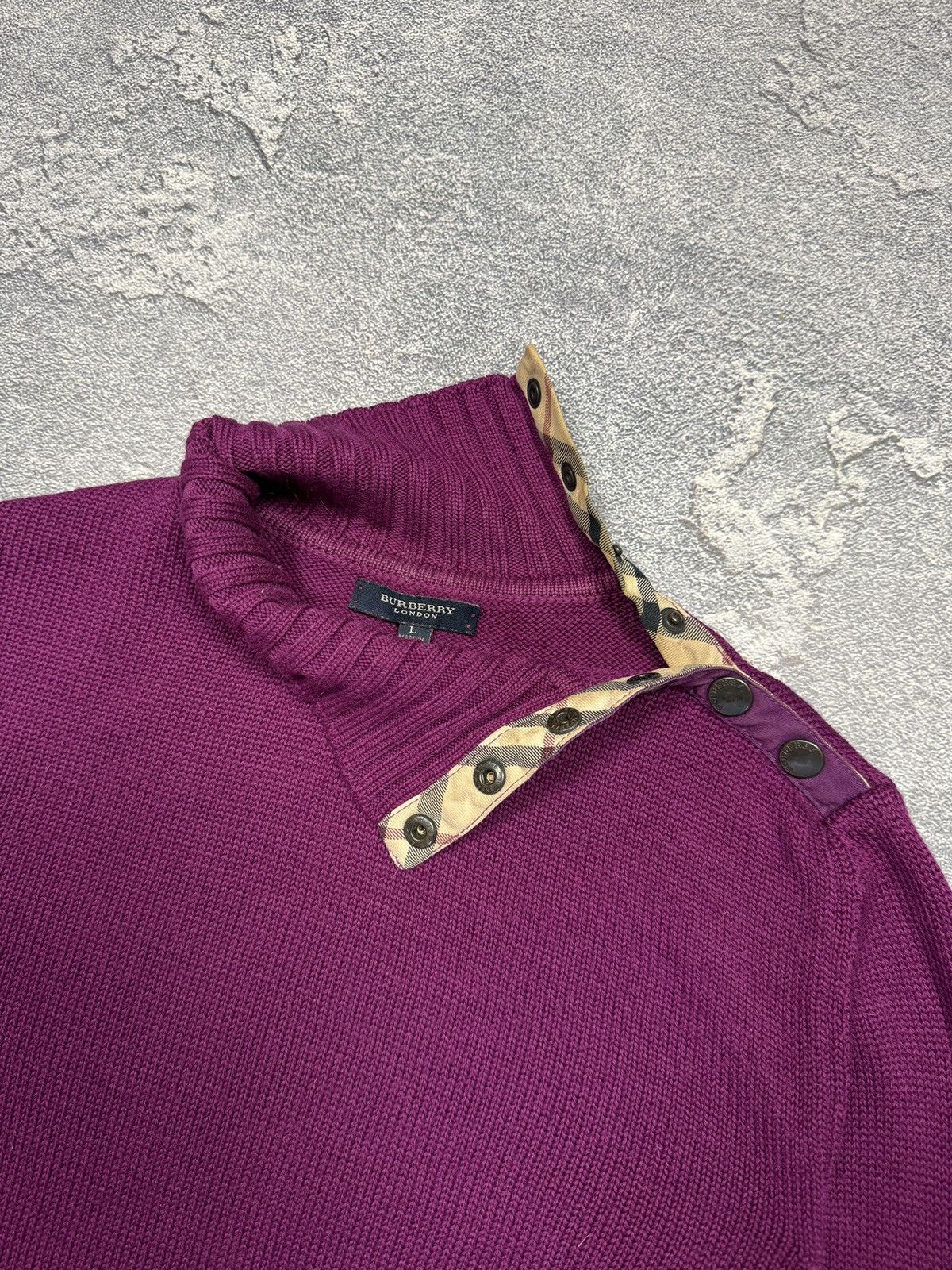 Burberry Burberry Wool Cashmere Knit Sweater cardigan Size L / US 10 / IT 46 - 7 Thumbnail