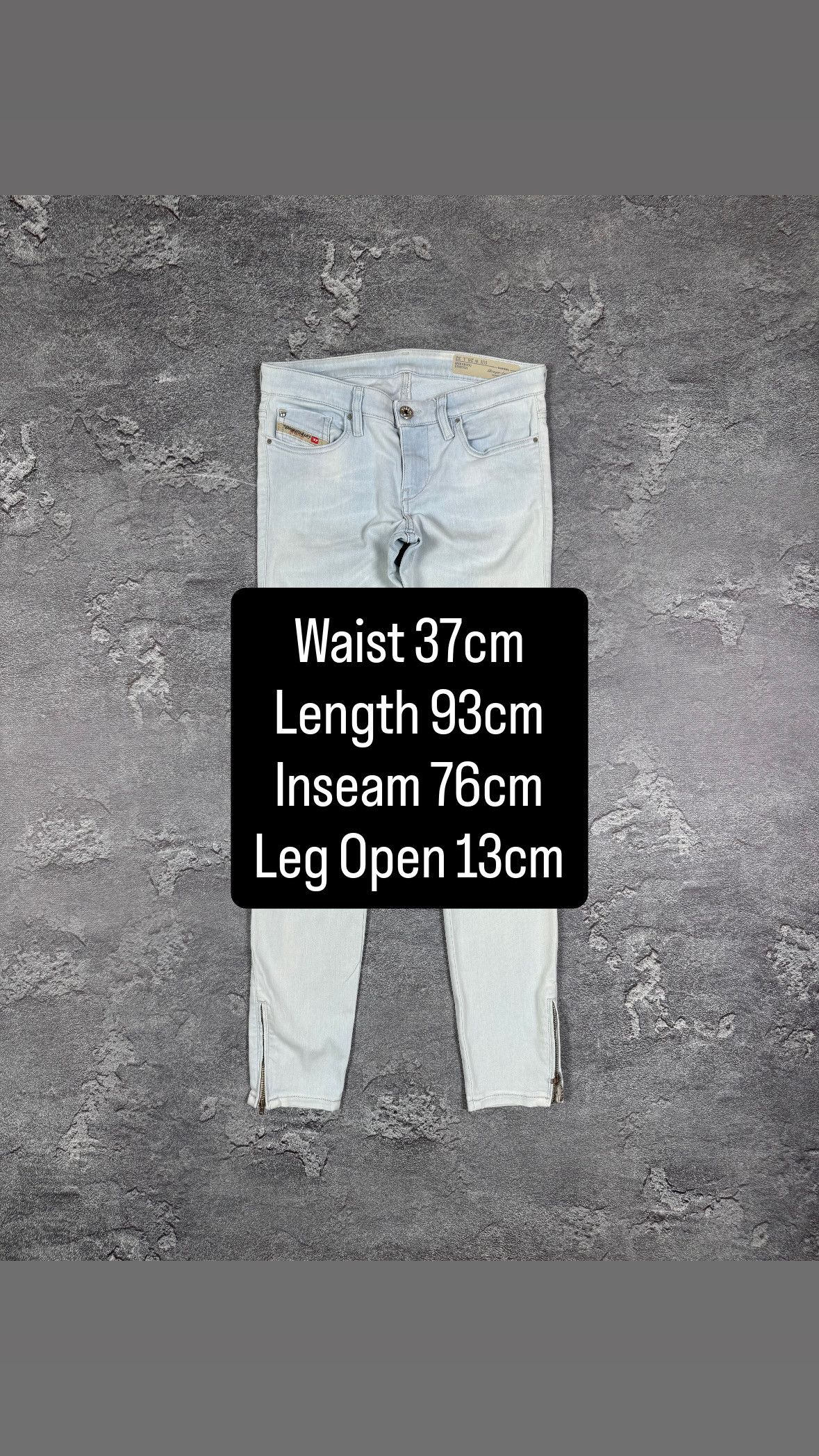 Diesel If Six Was Nine Diesel Women's Stone Washed Jeans Size 26 Size 26" / US 2 / IT 38 - 2 Thumbnail